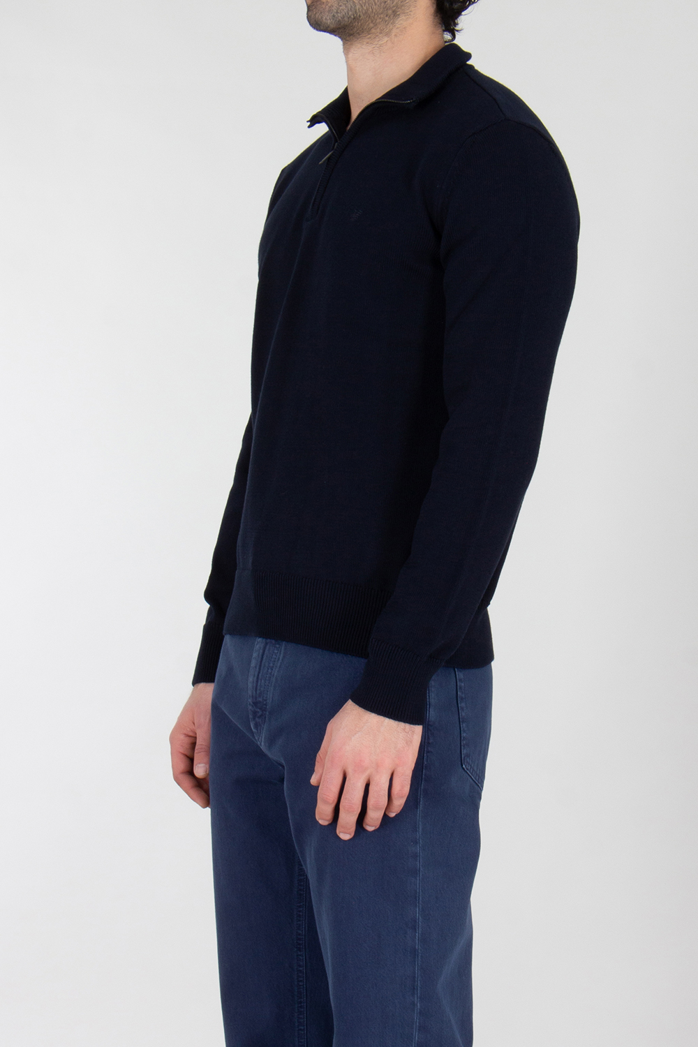 EMOPRIO ARMANI Knitted Cotton Troyer