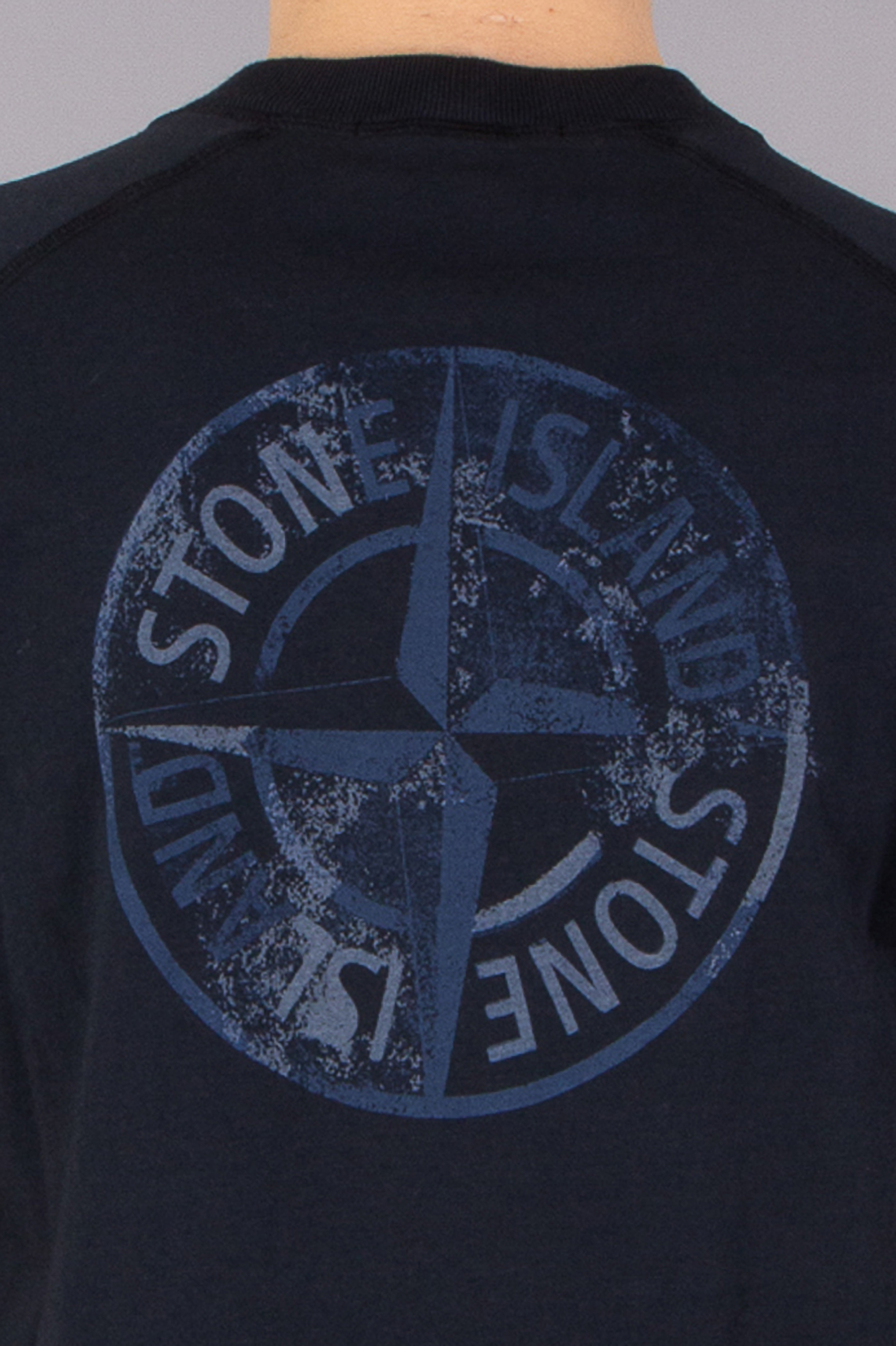 STONE ISLAND Institutional One Print Organic Cotton Jersey T-Shirt STONE ISLAND Institutional One Print Organic Cotton Jersey T-Shirt