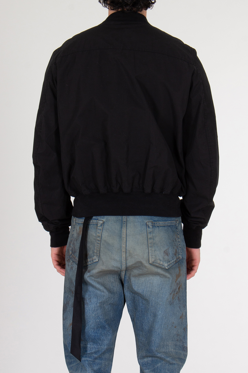 RICK OWENS DRKSHDW Organic Ripstop Cotton Bomber Jacket Bauhaus Flight