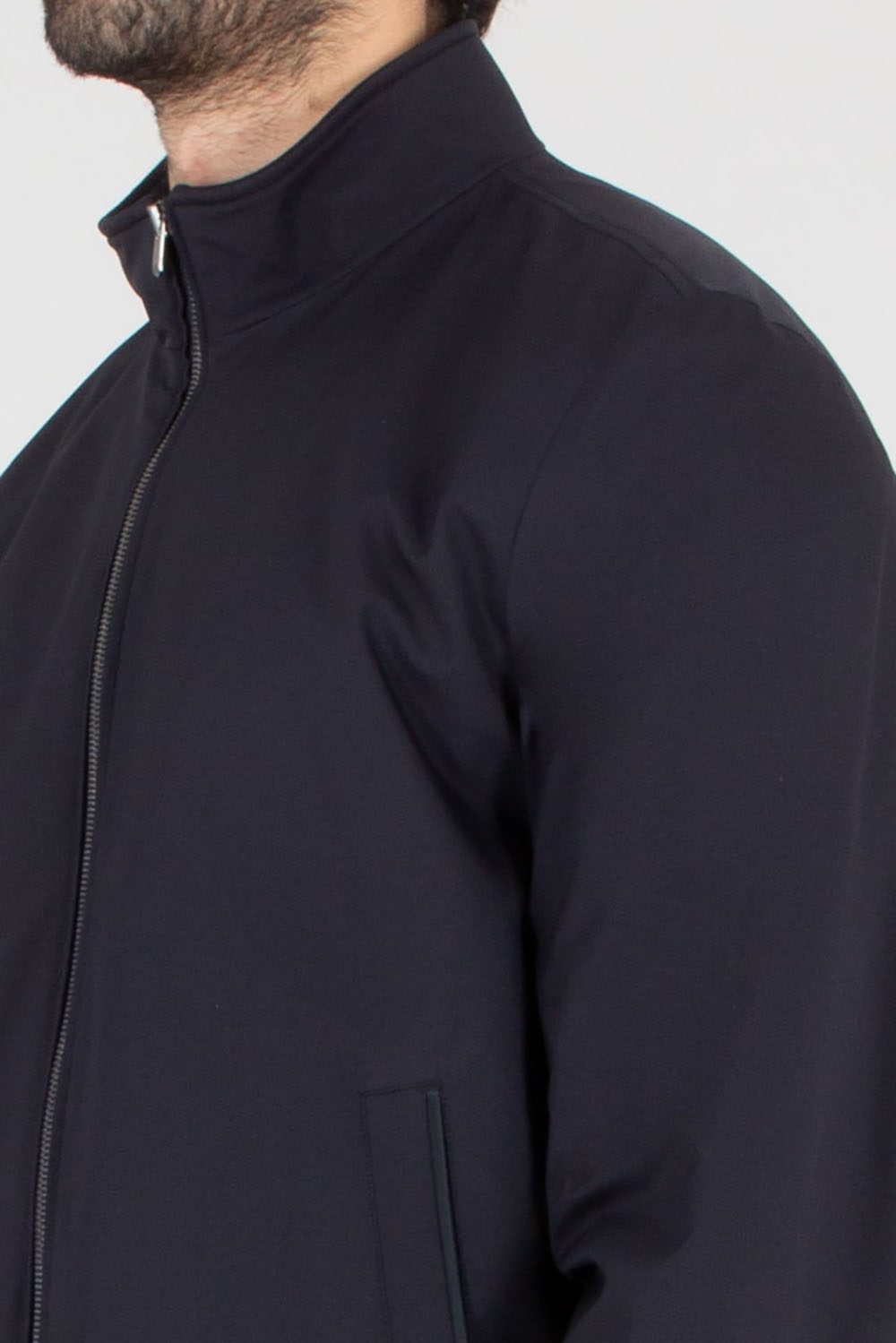 AGNONA Regular Fit Nylon Tech Twill Jacket