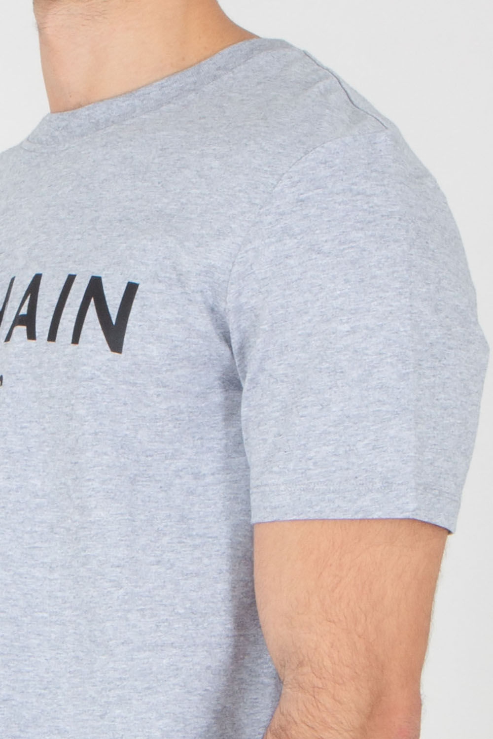 BALMAIN Regular Fit Logo Print Organic Cotton Jersey T-Shirt