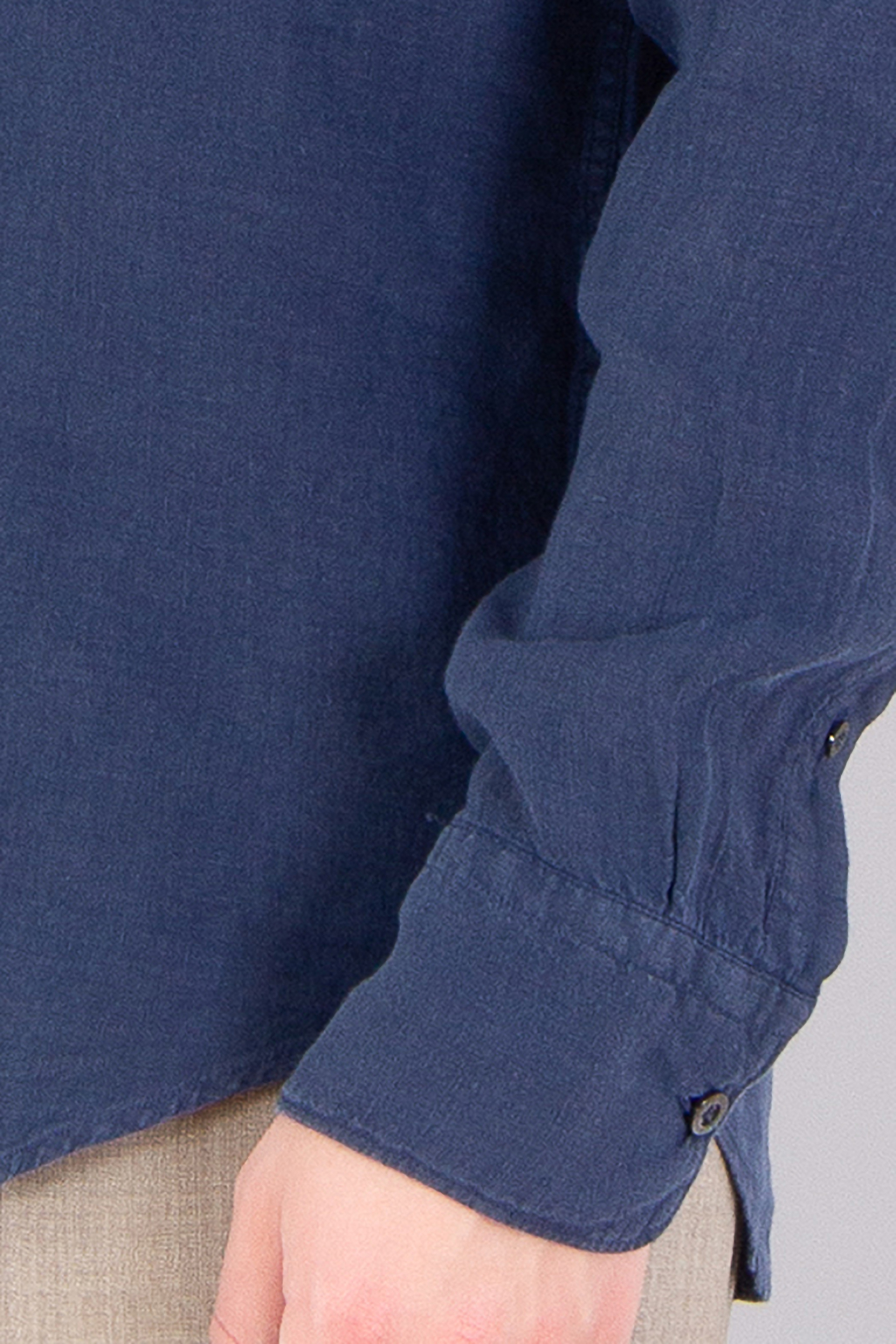 CANALI Regular Fit Linen Shirt CANALI Regular Fit Linen Shirt