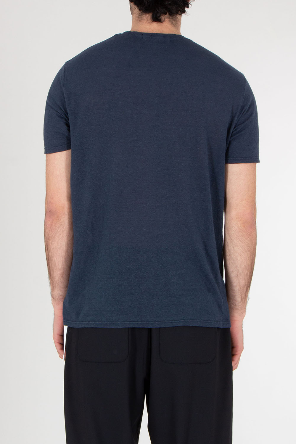 BOWERY NYC Regular Fit Linen T-Shirt