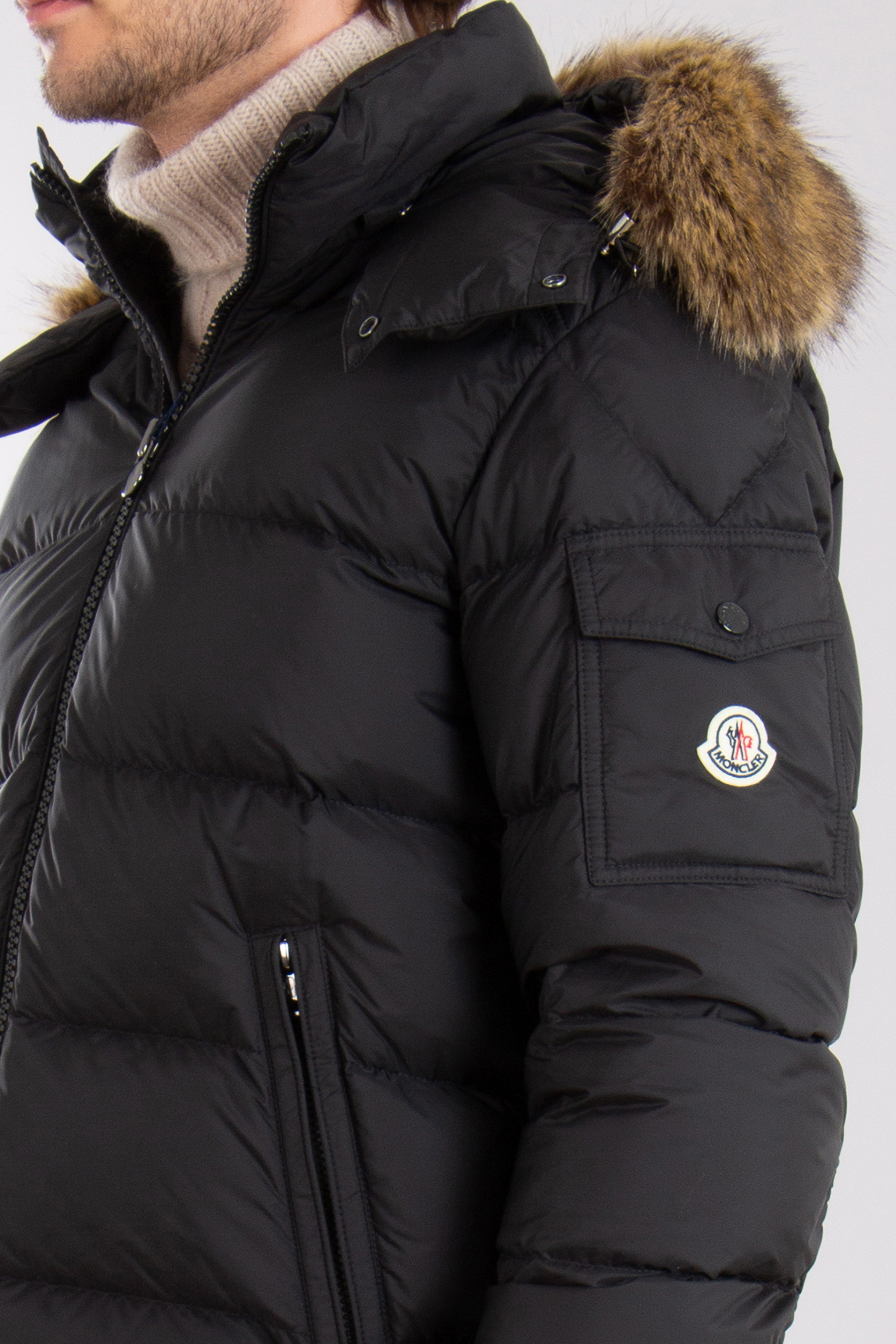 MONCLER Mayaf Regular Fit Rainwear Down Jacket