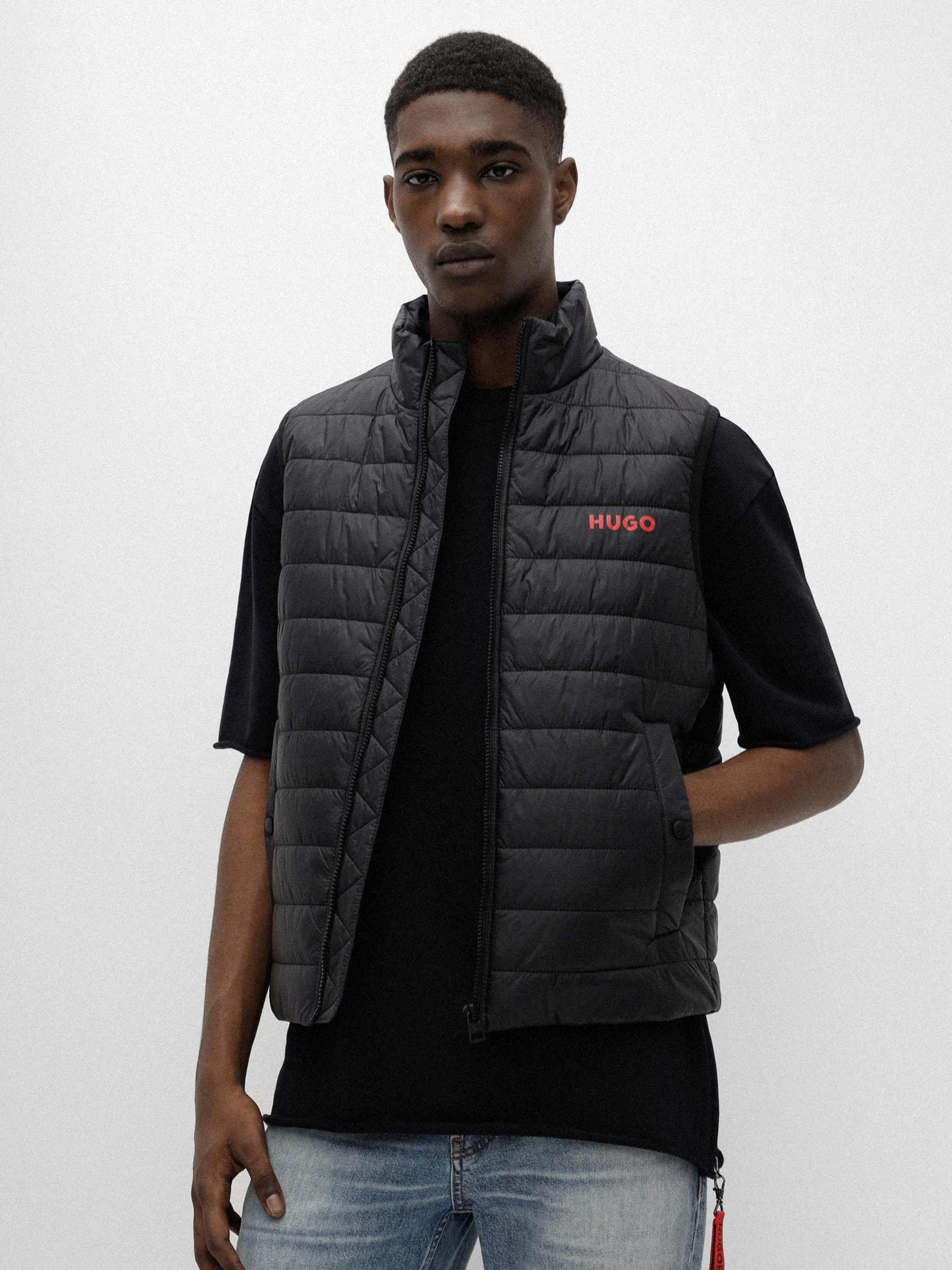 HUGO Padded Recycled Nylon Vest Bentino HUGO Padded Recycled Nylon Vest Bentino
