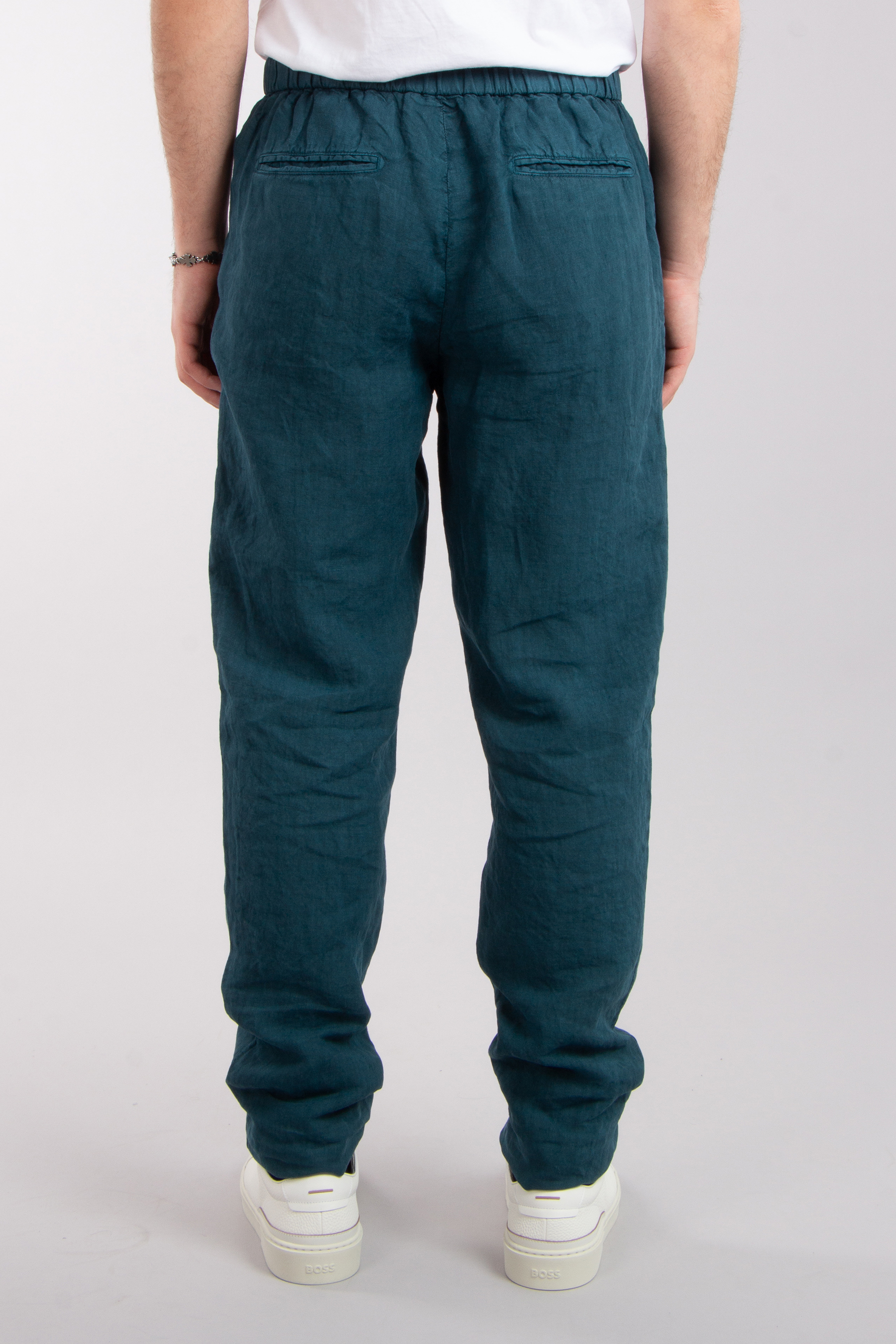BOGLIOLI Regular Fit Linen Pants