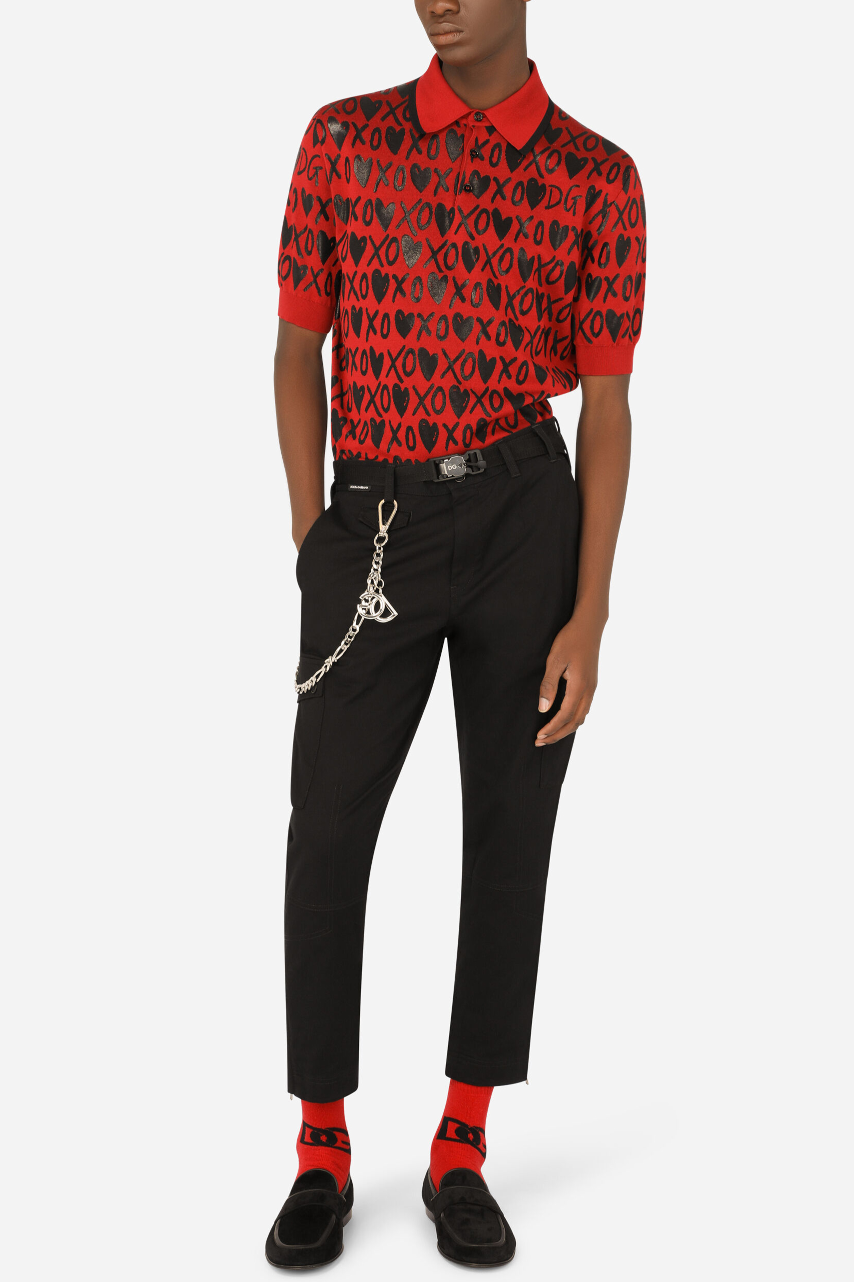 DOLCE & GABBANA Cotton Stretch Cargo Pants DOLCE & GABBANA Cotton Stretch Cargo Pants