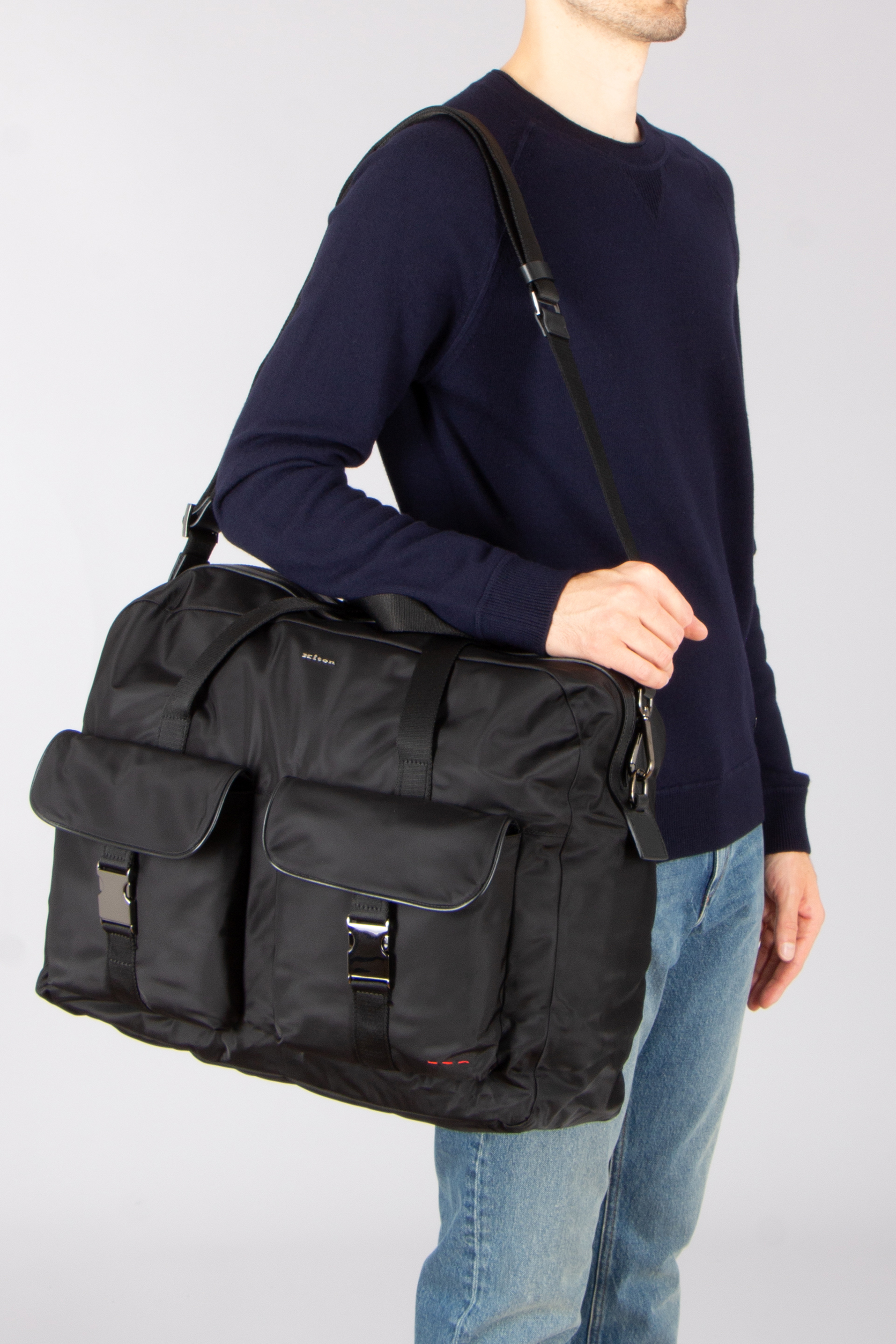 KITON Nylon Blend Duffle Bag Zubehör, Tasche, Handtasche, Geldbörse, Tragetasche