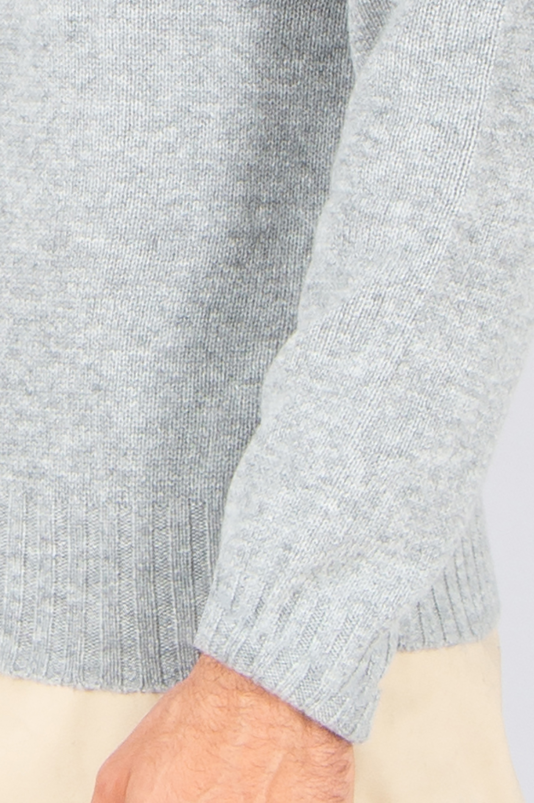 ALLUDE Regular Fit Virgin Wool-Cashmere Blend Round Neck Sweater Bekleidung, Langarm, Ärmel, Strickwaren, Pullover