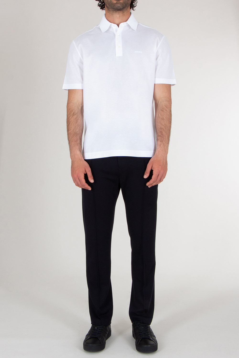 ZEGNA Cotton Piquet Polo Shirt