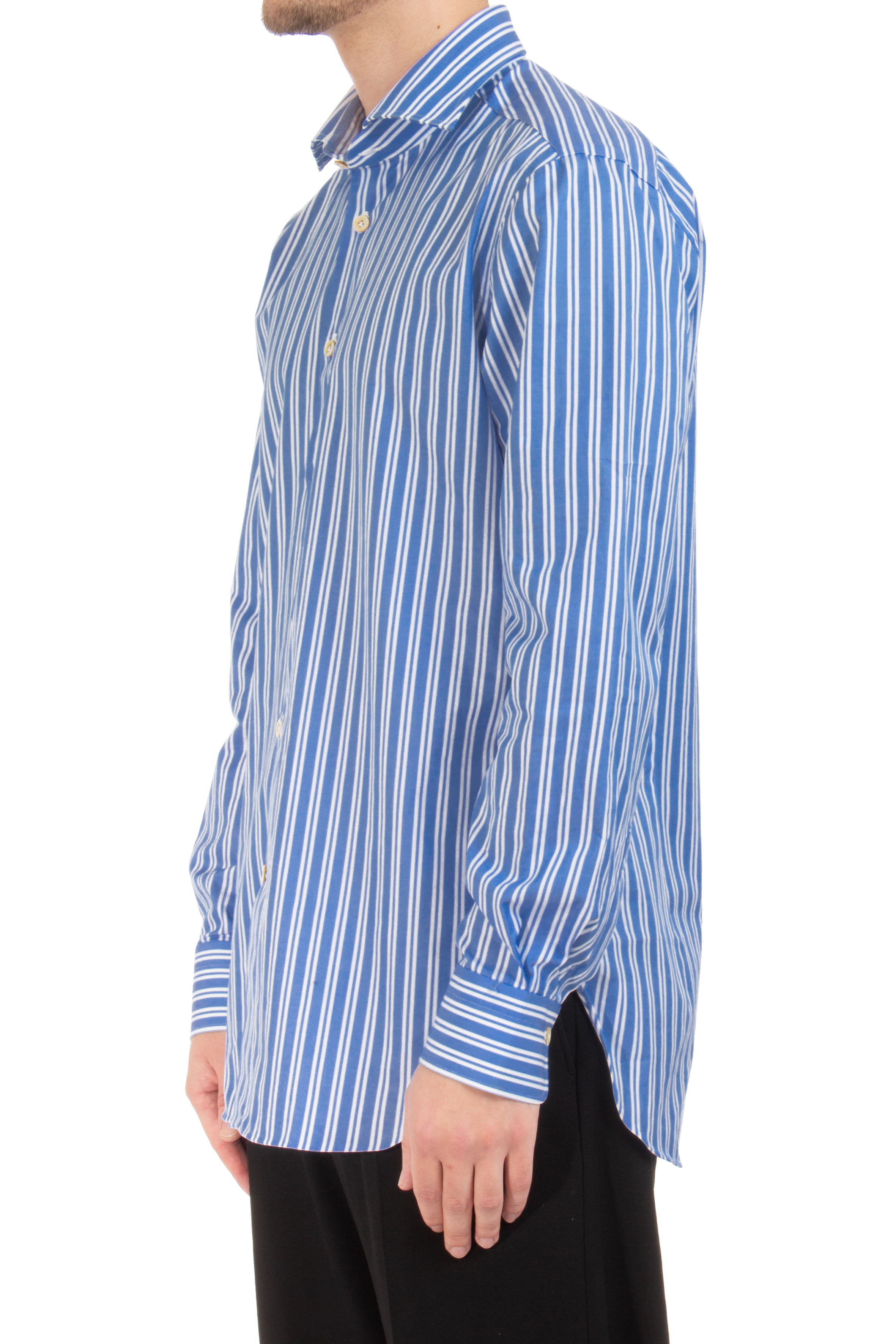 KITON Striped Cotton Shirt KITON Striped Cotton Shirt