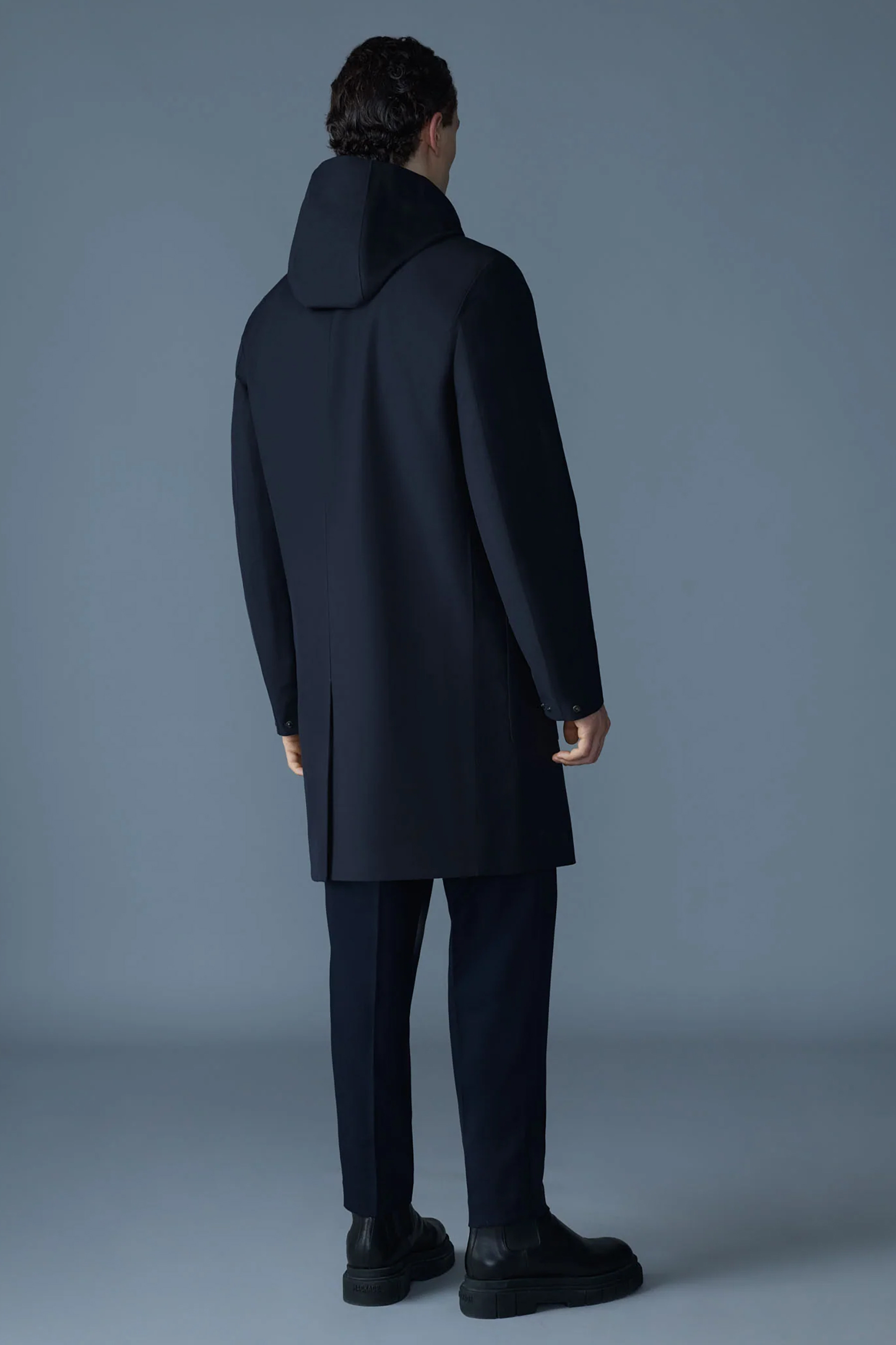 MACKAGE Regular Fit 3-in-1 Removable Down Liner Balmacaan Coat Mathias Mantel, Modisch, Mann, Person