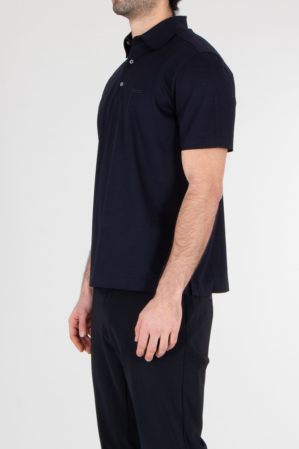 ZEGNA Regular Fit Embroidered Cotton Piqué Polo Shirt