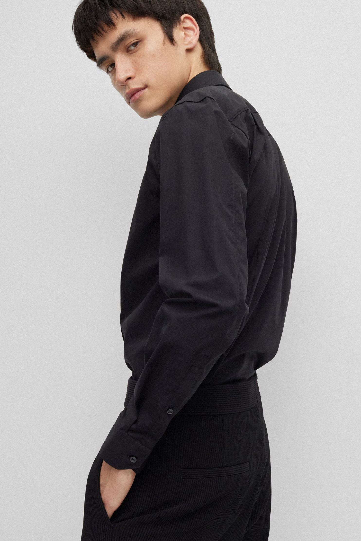 HUGO Cotton Poplin Shirt Elisha HUGO Cotton Poplin Shirt Elisha