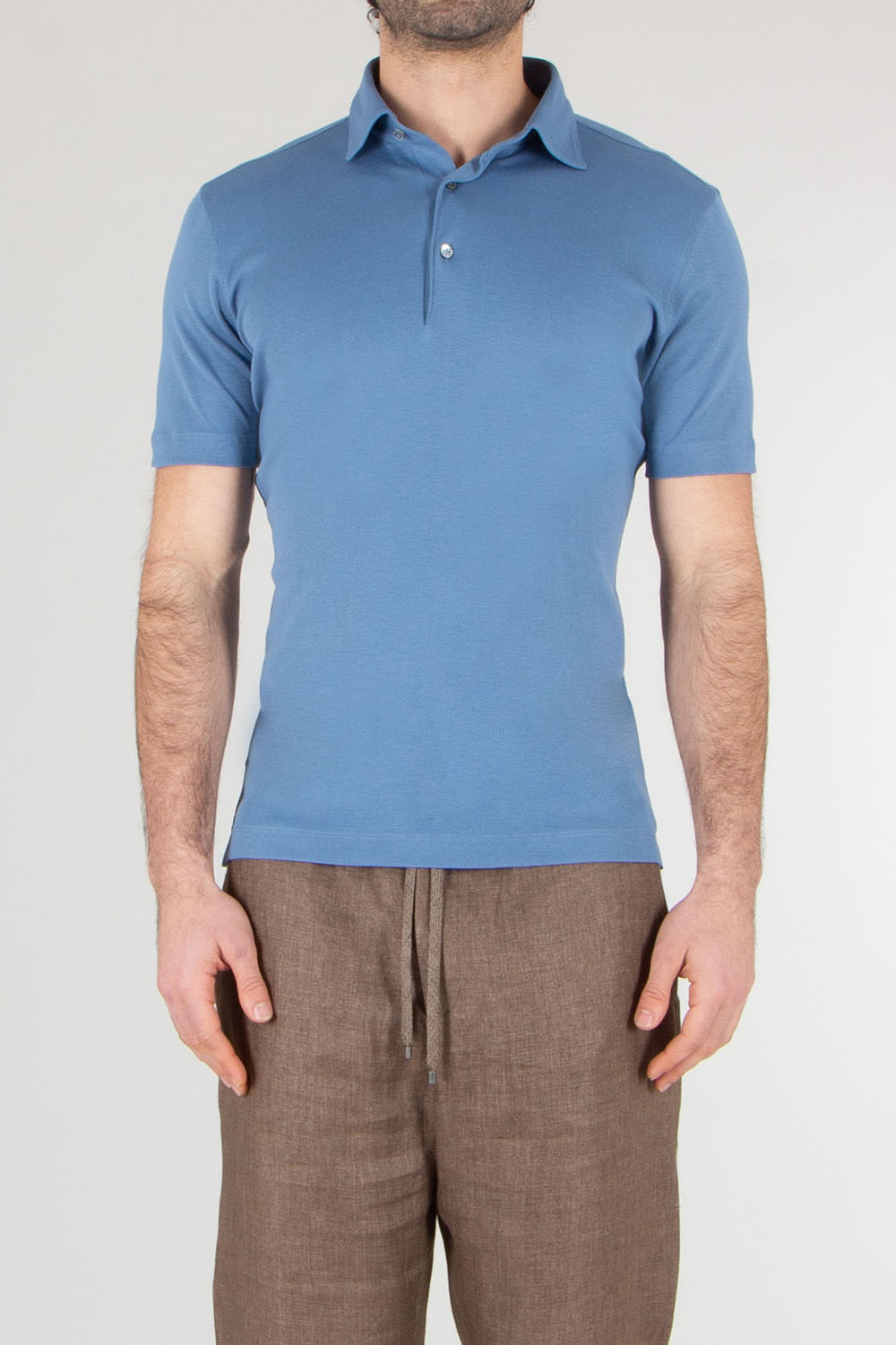 STEFAN BRANDT Regular Fit Urpima Sea Island Cotton Jersey Polo Shirt Luca