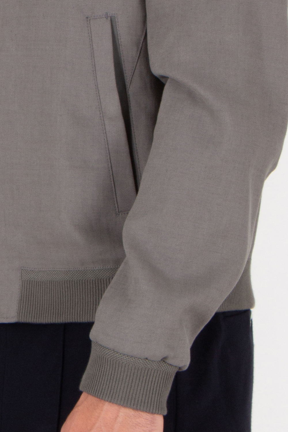 ZEGNA Regular Fit Oasi Lino Bomber Jacket