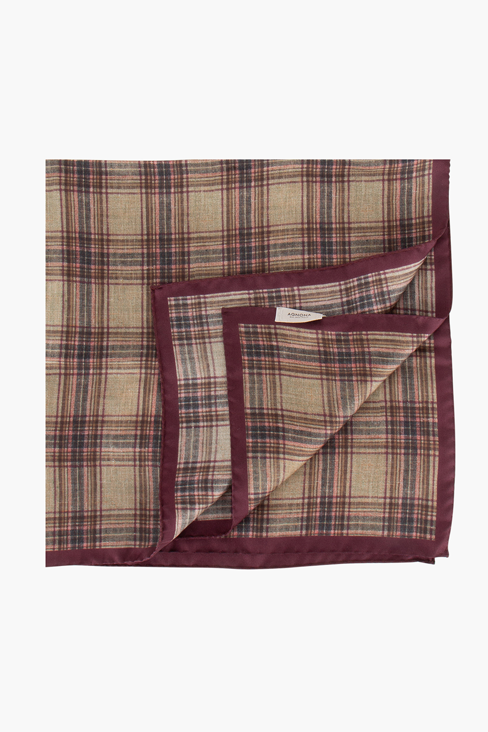AGNONA Square Printed Silk Scarf