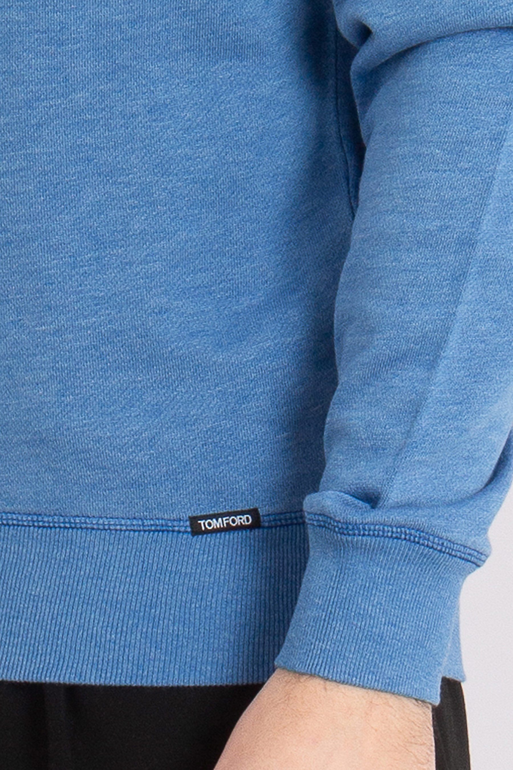 TOM FORD Gament-Dyed Cotton Blend Sweatshirt TOM FORD Gament-Dyed Cotton Blend Sweatshirt
