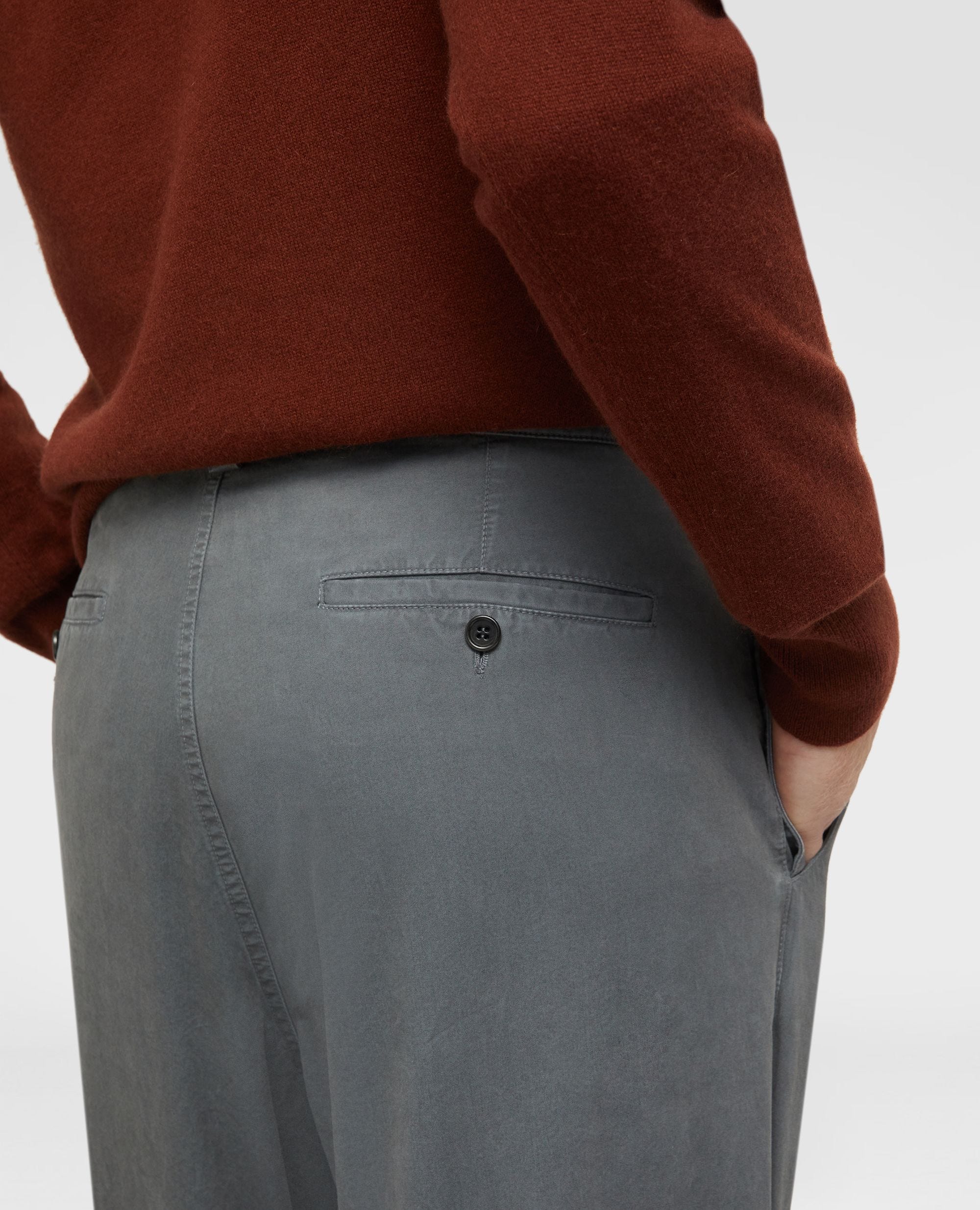 ASPESI Pleated Cotton Pants