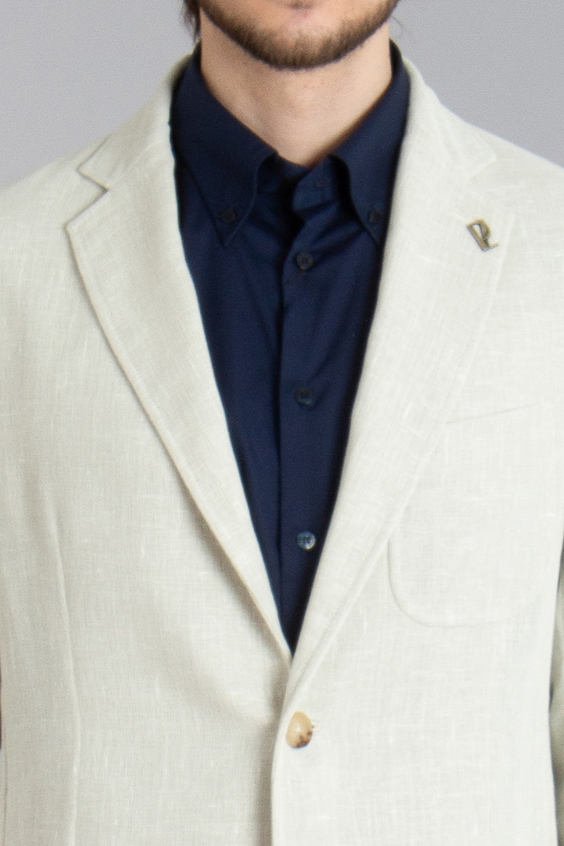 PAL ZILERI Tailored Fit Virgin Wool-Linen Blend Jacket PAL ZILERI Tailored Fit Virgin Wool-Linen Blend Jacket