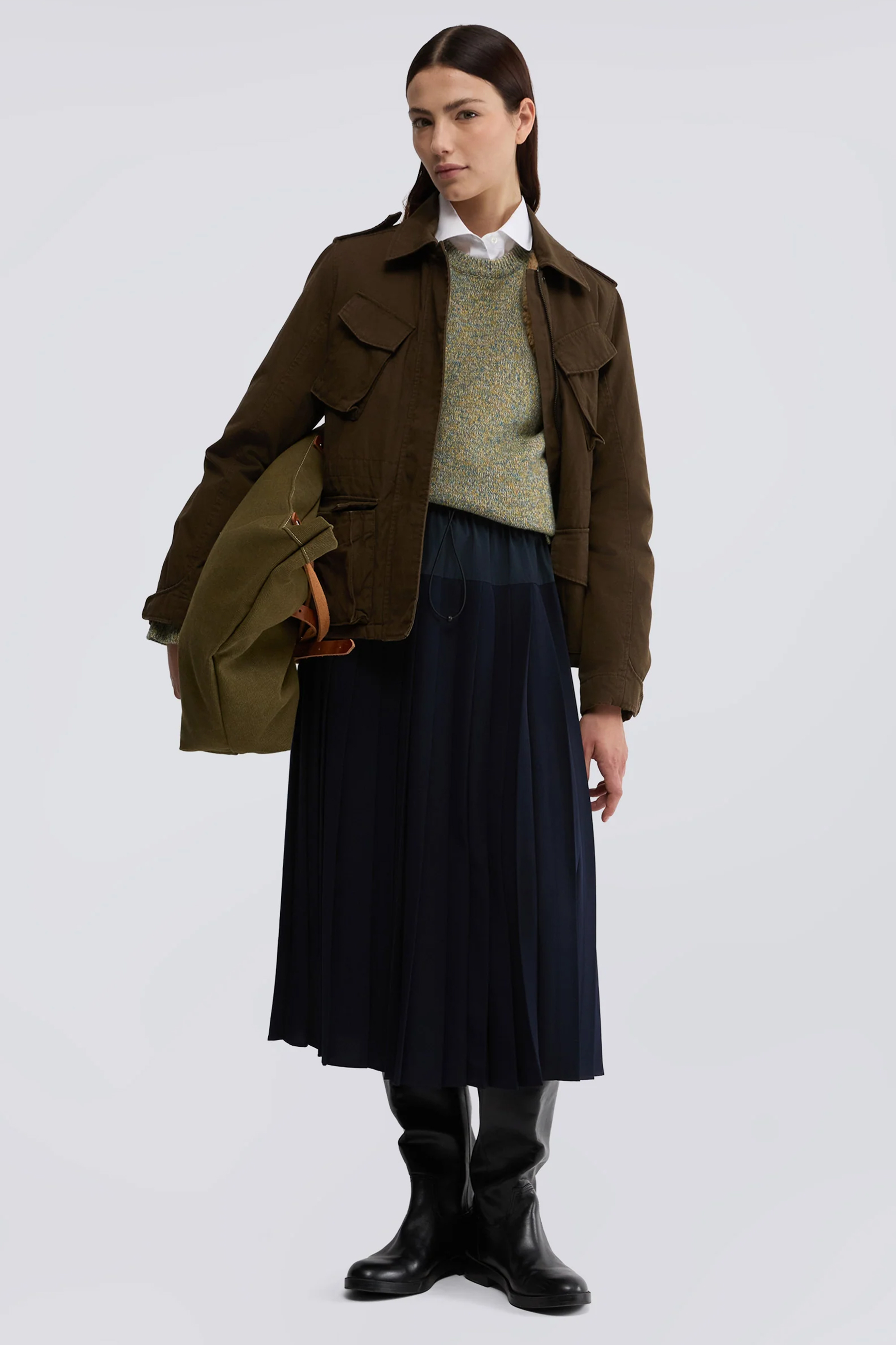 Mantel, Jacke, Person, Frau