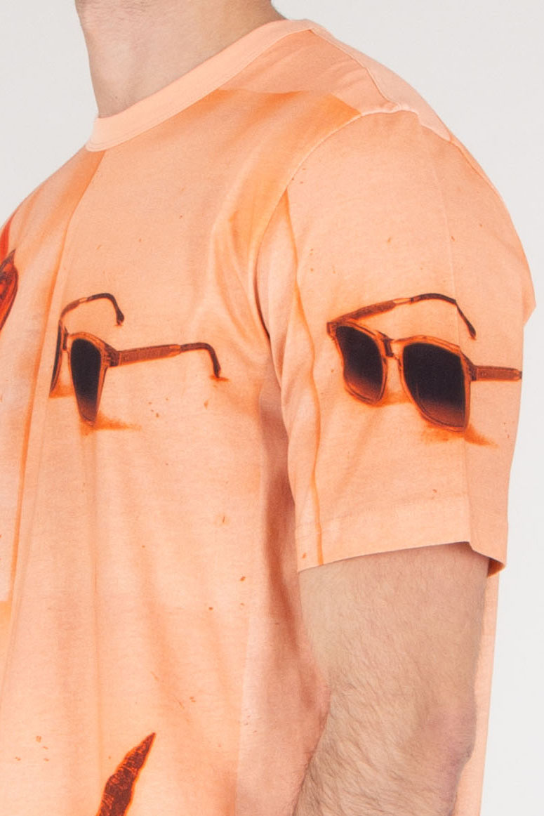 PAUL SMITH Regular Fit Fully Printed Short Sleeve T-Shirt