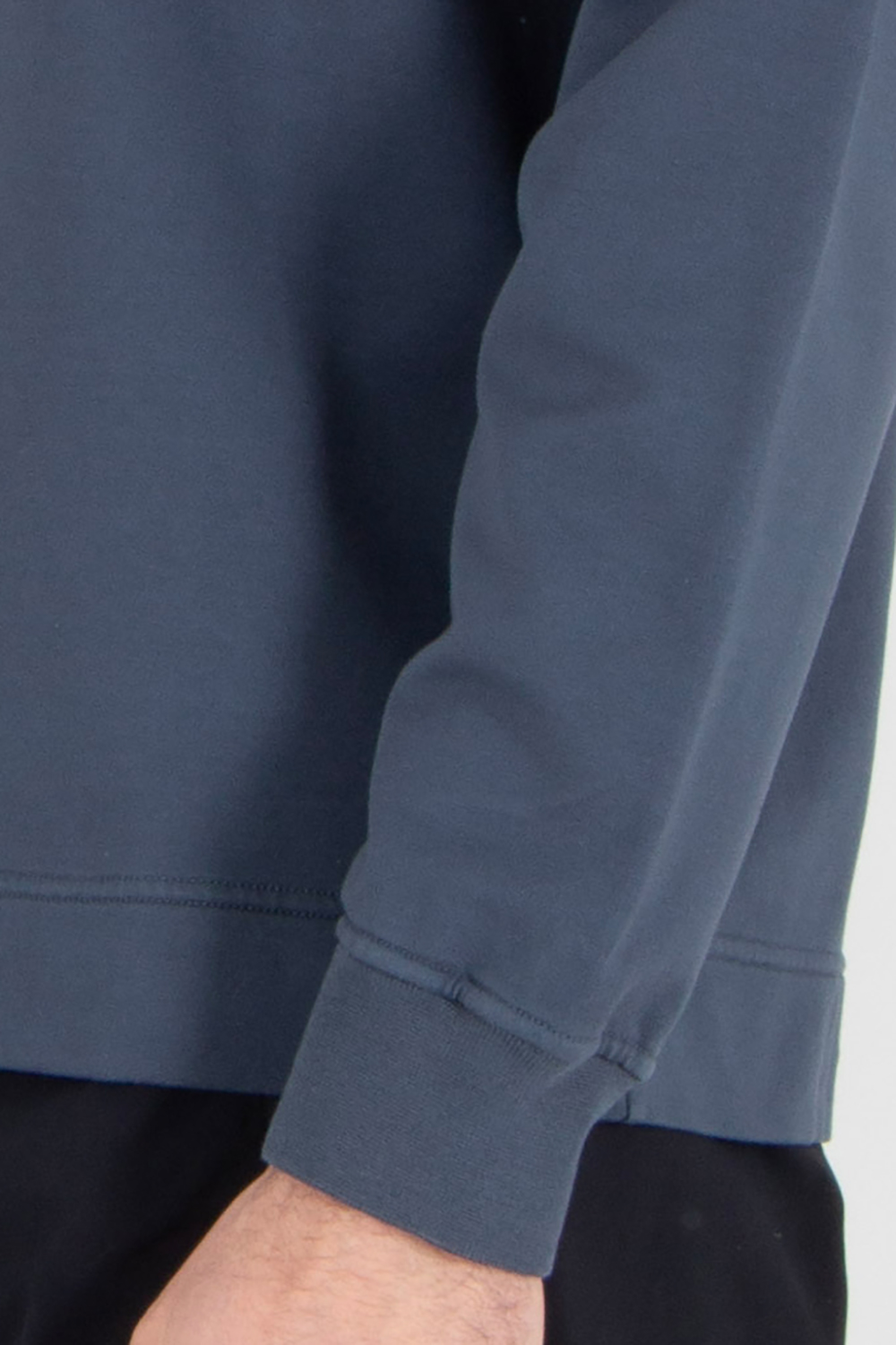 STONE ISLAND Regular Fit Ghost Piece Organic Cotton Stretch Fleece Sweatshirt