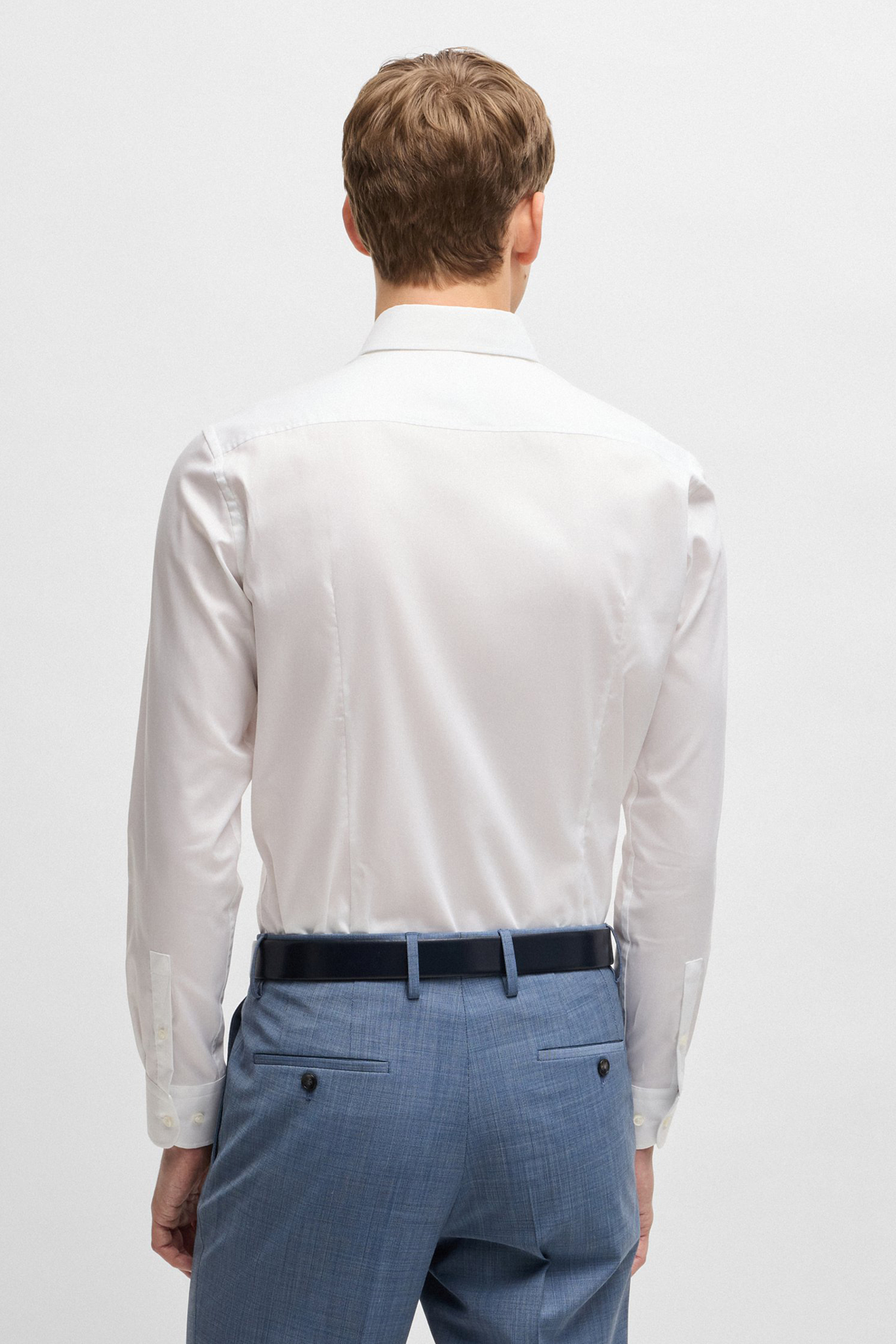 BOSS Slim Fit Cotton Poplin Business Shirt Hank BOSS Slim Fit Cotton Poplin Business Shirt Hank