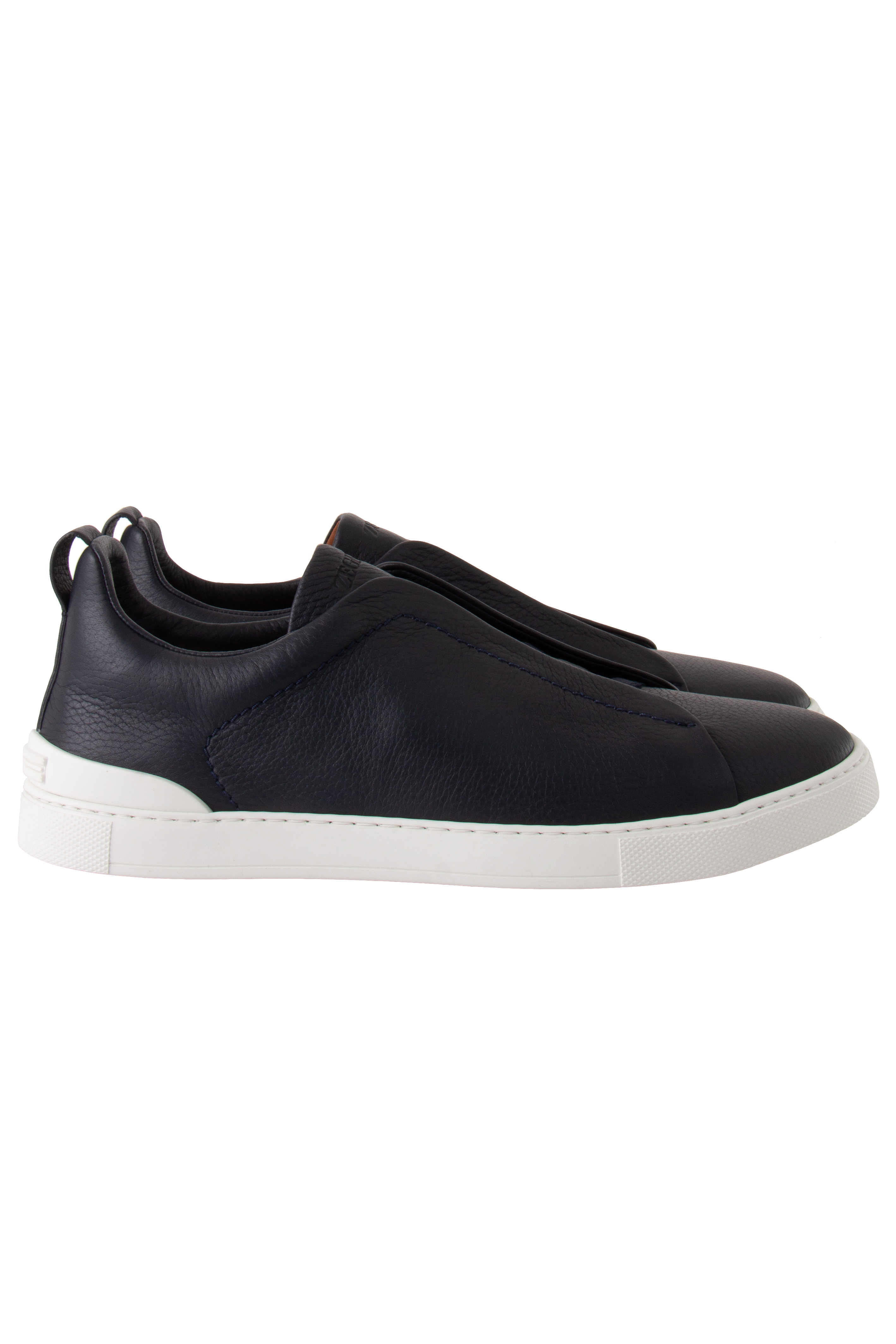 ZEGNA Leather Sneakers Triple Stitch ZEGNA Leather Sneakers Triple Stitch