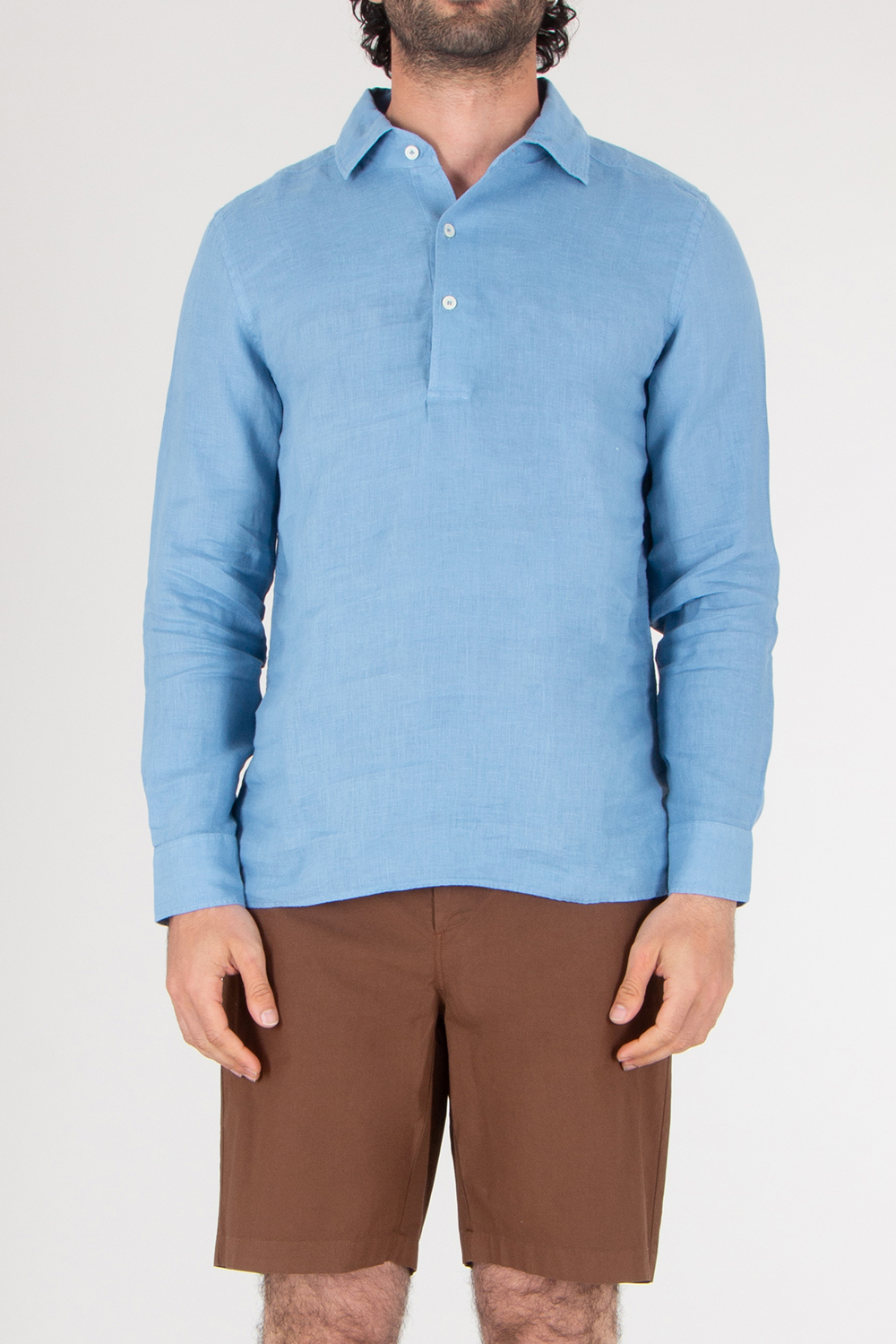 MC2 SAINT BARTH Casual Linen Tunic Shirt