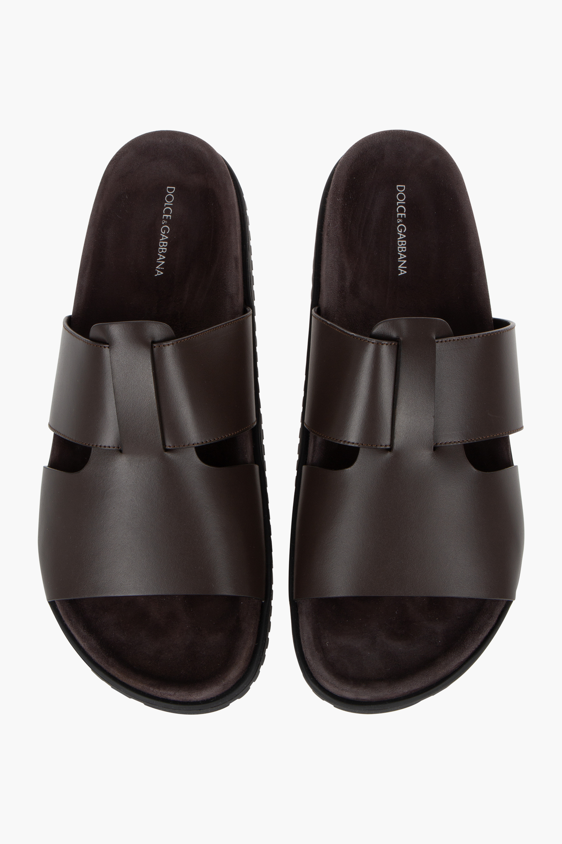 DOLCE & GABBANA Interlaced calfskin sanda