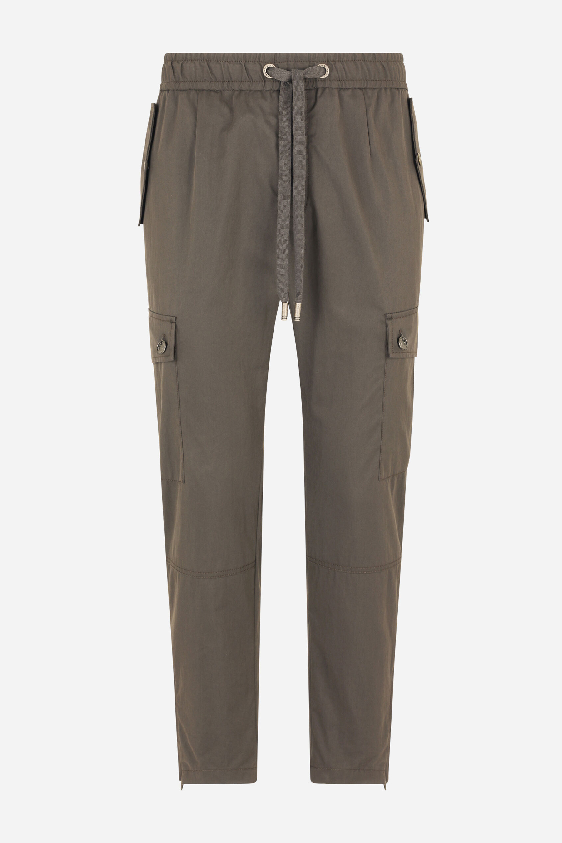DOLCE & GABBANA Cotton Jogging Pants With Camouflage Bands