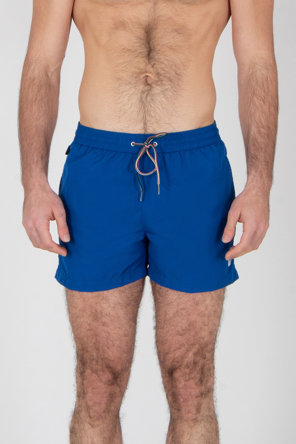 PAUL SMITH Classic Fit Zebra Logo Recycled Polyester Swim Shorts