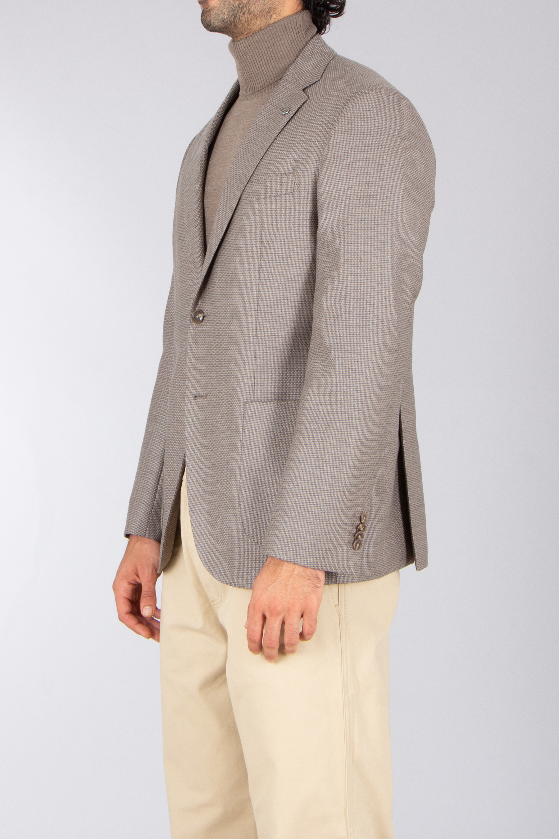 BOSS Regular Fit Patterned Extra Fine Virgin Wool Jacket H-Janson Blazer, Mantel, Jacke, Anzug, Leinen