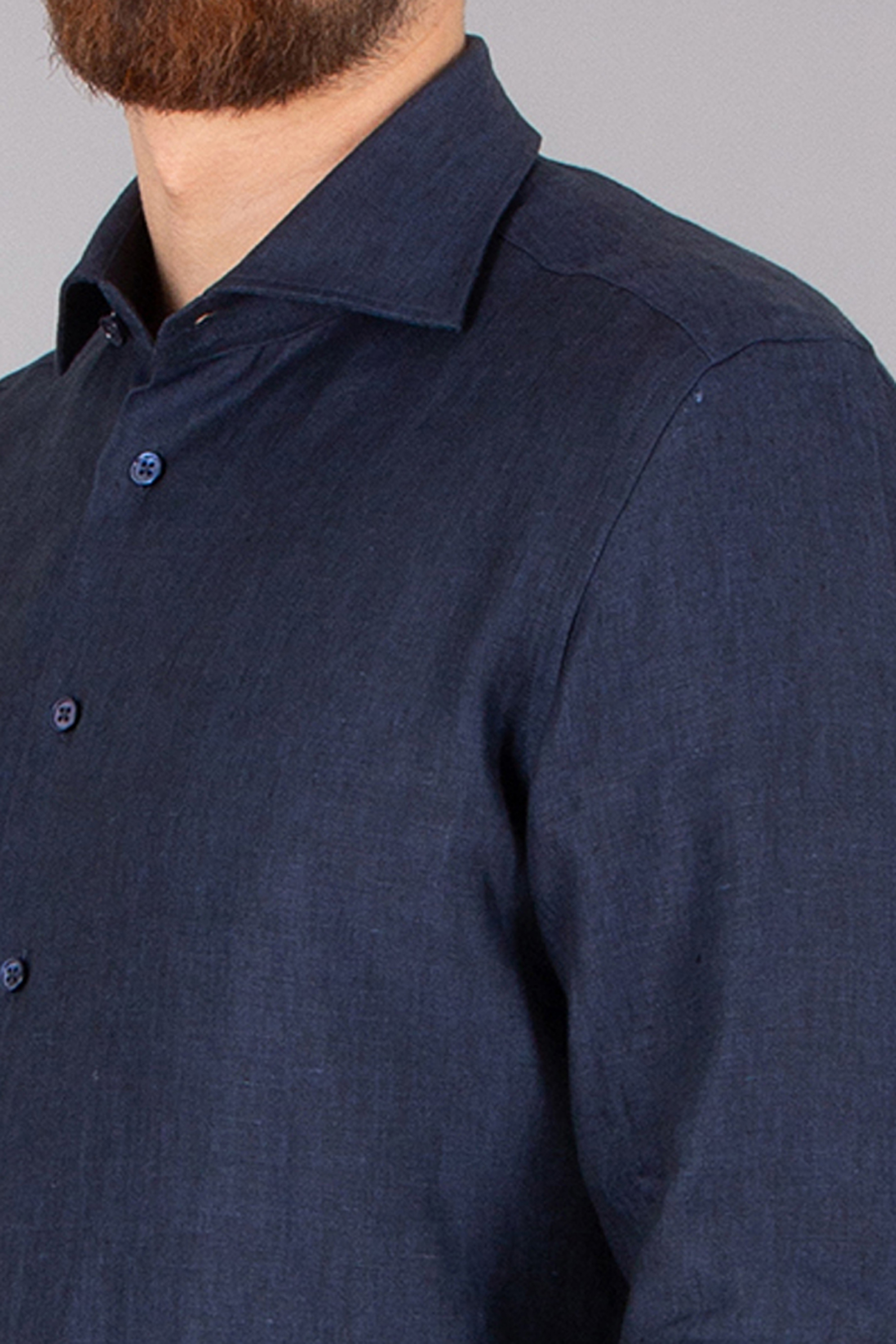 EMANUELE MAFFEIS Regular Fit Linen Shirt Eduardo Vaduz EMANUELE MAFFEIS Regular Fit Linen Shirt Eduardo Vaduz