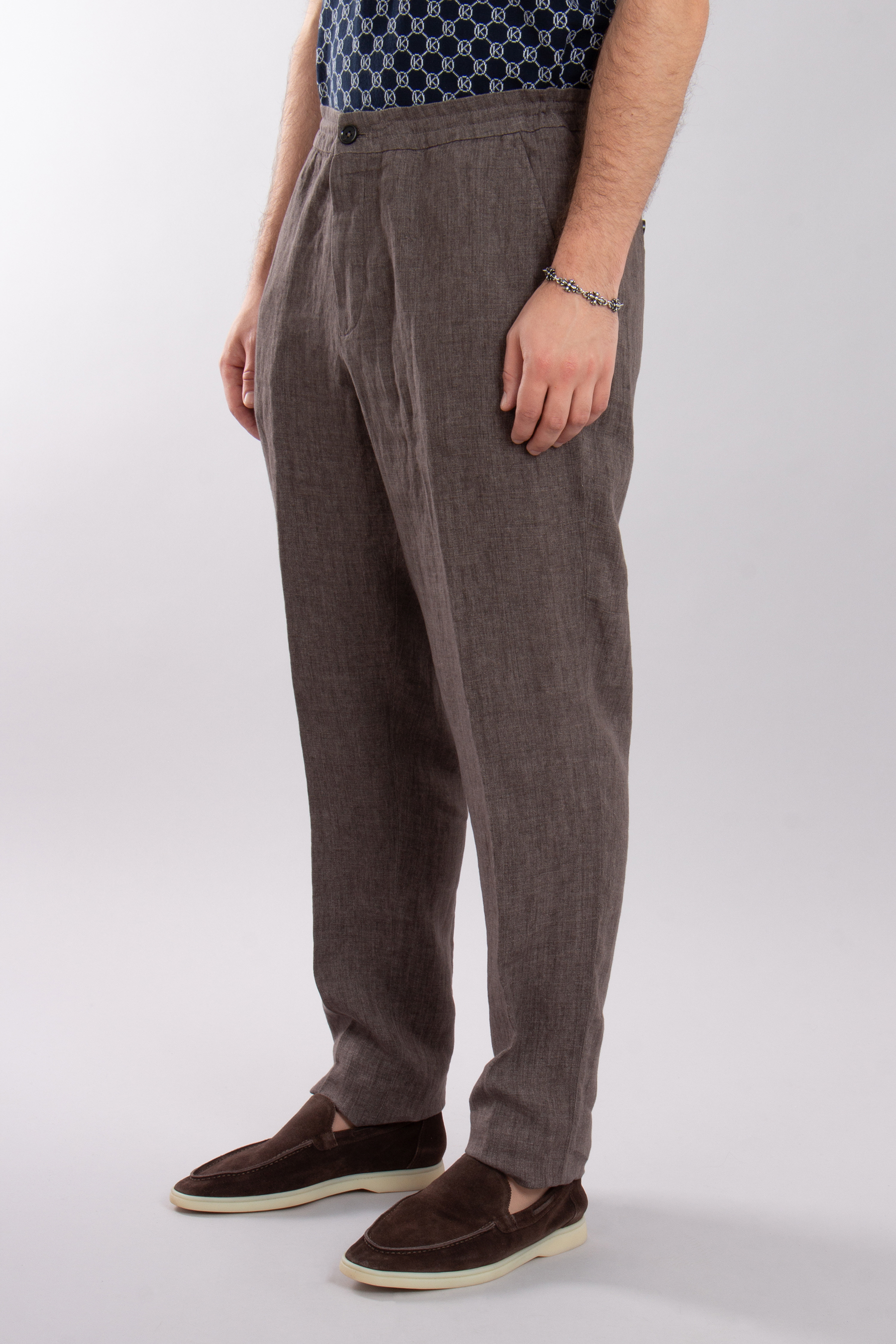 ZEGNA Relaxed Fit Linen Pants