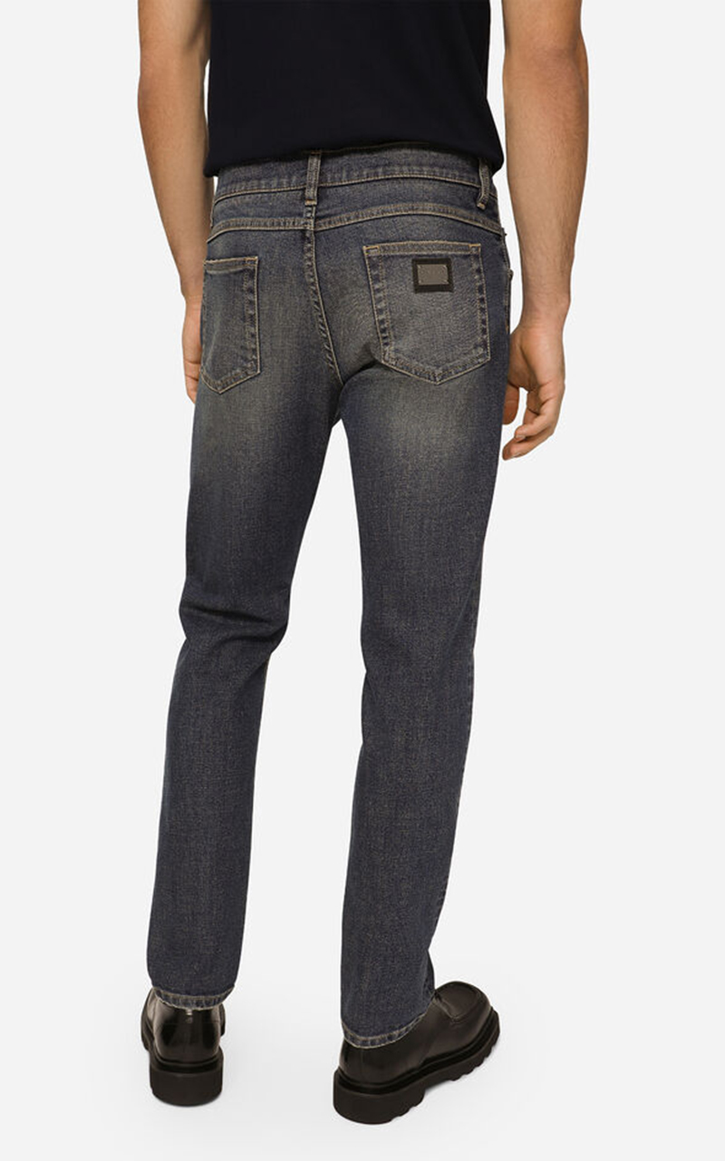 DOLCE & GABBANA Regular Cotton Stretch Jeans DOLCE & GABBANA Regular Cotton Stretch Jeans
