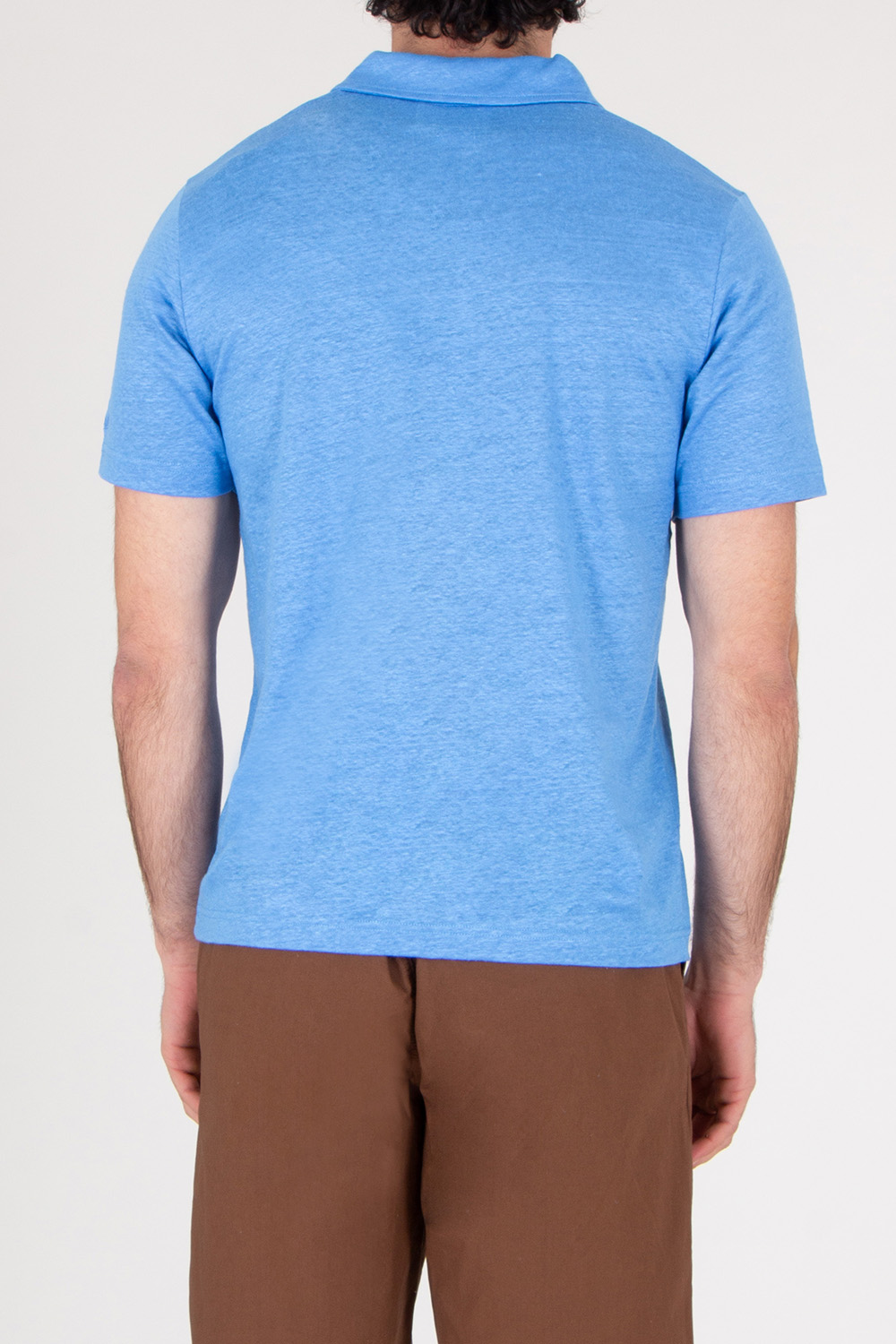 MC2 SAINT BARTH Regular Fit Linen Polo Shirt