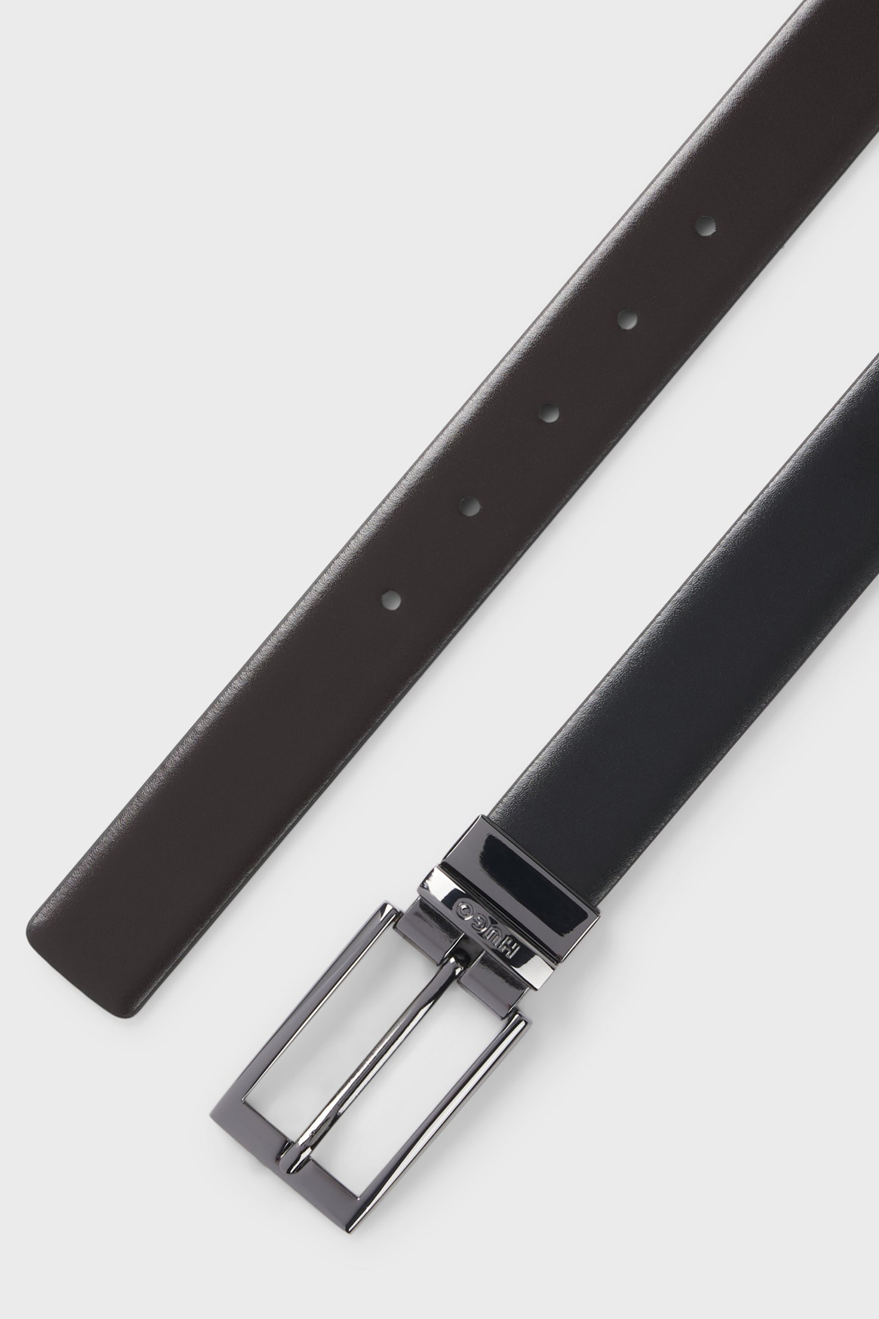 HUGO Reversible Leather Belt Elvio Zubehor, Gürtel, Riemen