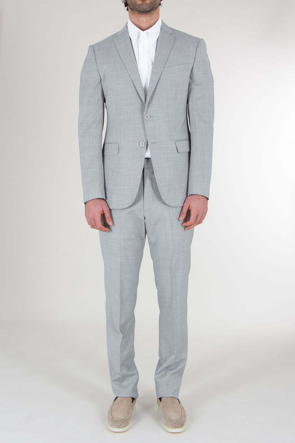 EMPORIO ARMANI Regular Fit Two Button Wool Suit