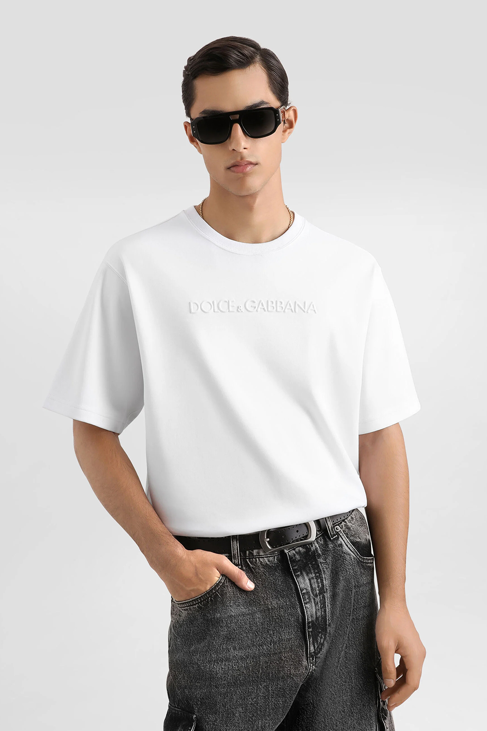 DOLCE & GABBANA Relaxed Fit Cotton Jersey T-Shirt