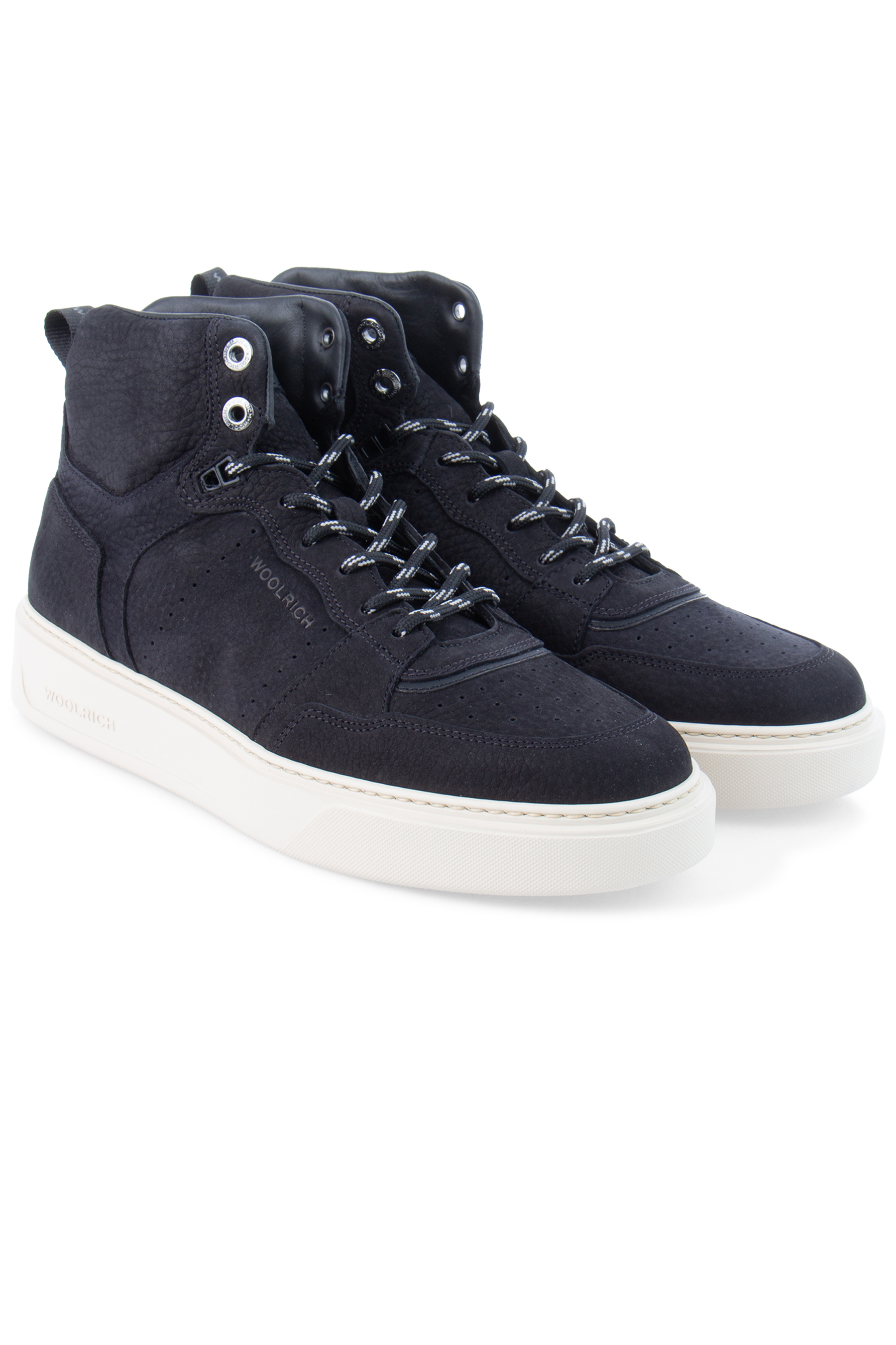 WOOLRICH Mid Leather Sneakers Classic Tennis WOOLRICH Mid Leather Sneakers Classic Tennis