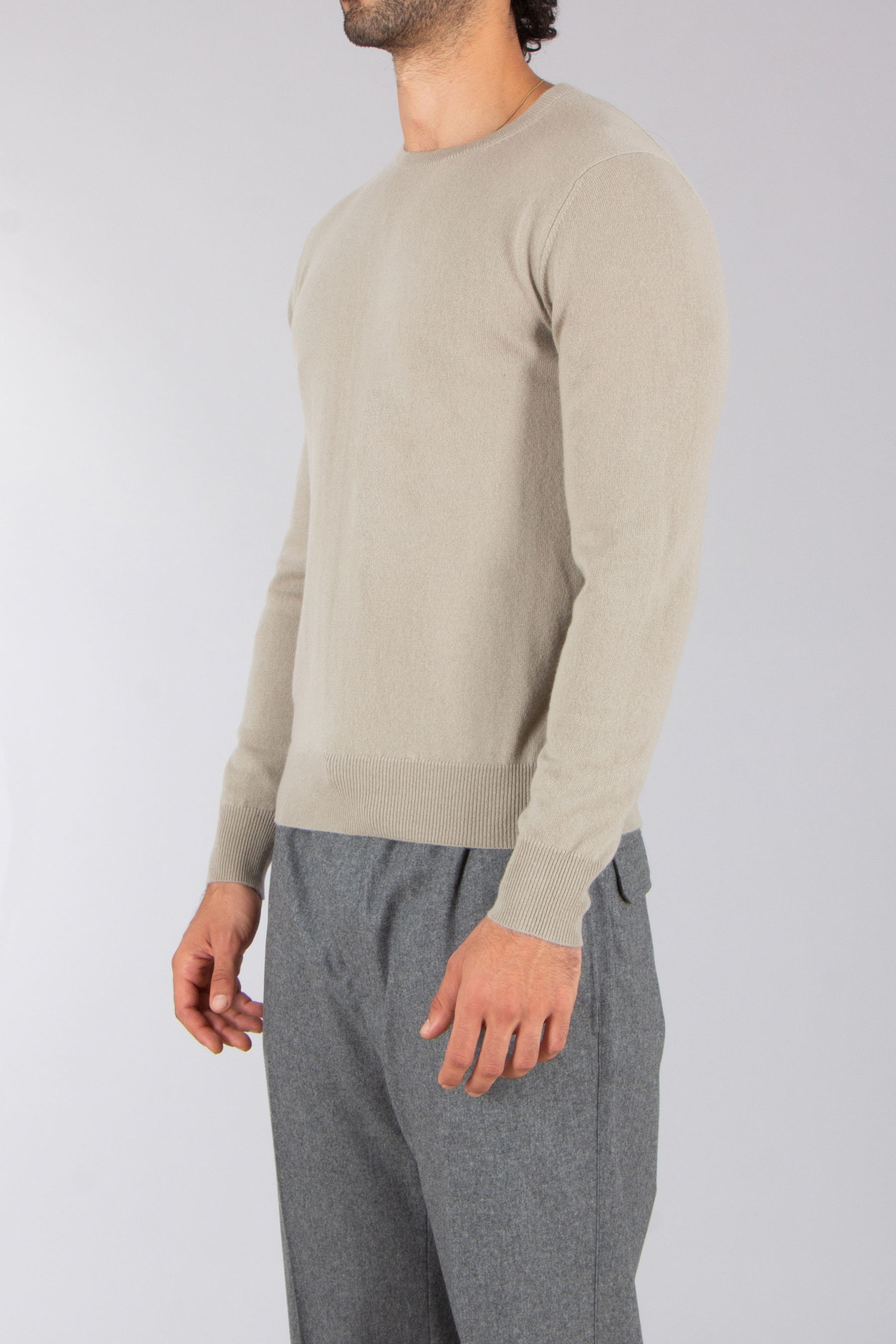 ALLUDE Regular Fit Cashmere Round Neck Sweater Bekleidung, Langarm, Ärmel, Strickwaren, Pullover