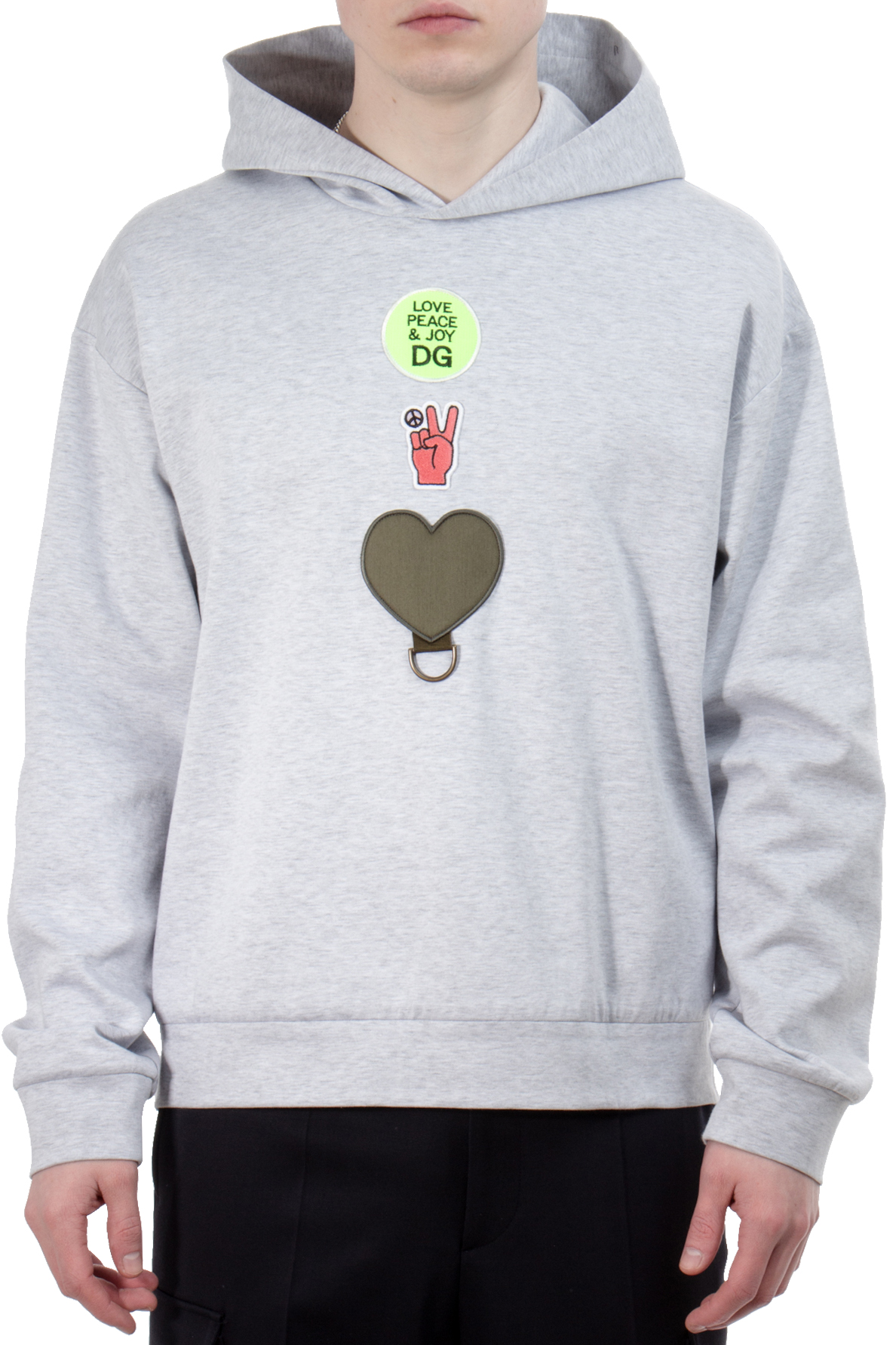 DOLCE & GABBANA Patch Hoodie