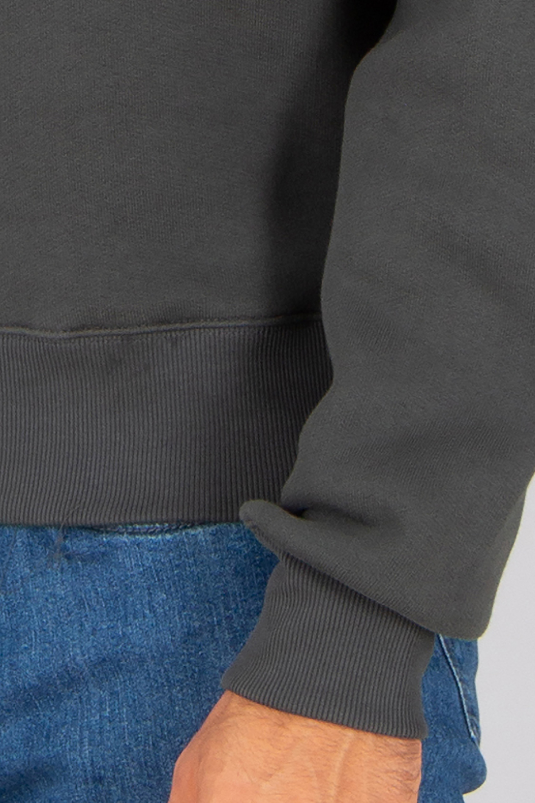 AMI PARIS Comfort Fit Ami De Coeur Brushed Cotton Blend Fleece Sweatshirt Langarm, Ärmel, Hosen, Strickwaren, Pullover