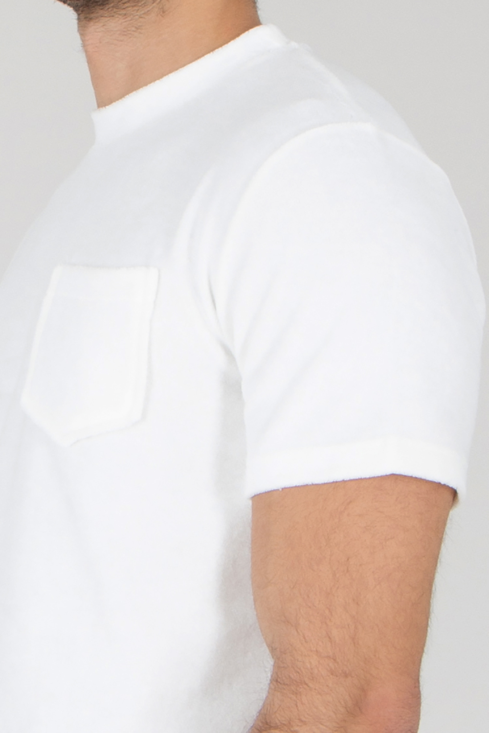 AURÉLIEN Slim Fit Cotton Blend Terry T-Shirt