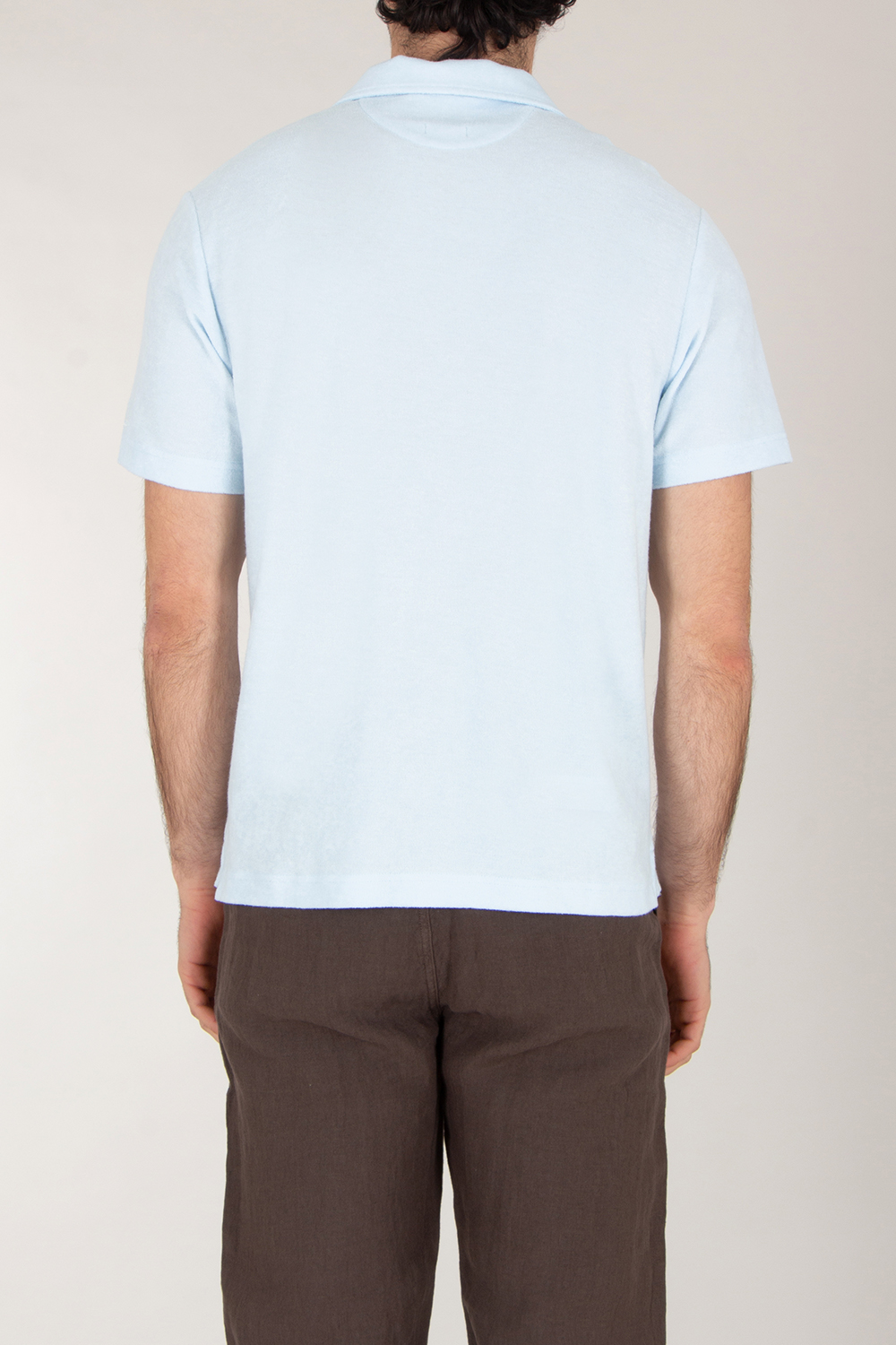 MC 2 SAINT BARTH Regular Fit Lyocell-Cotton Terry Polo Shirt Jeremy