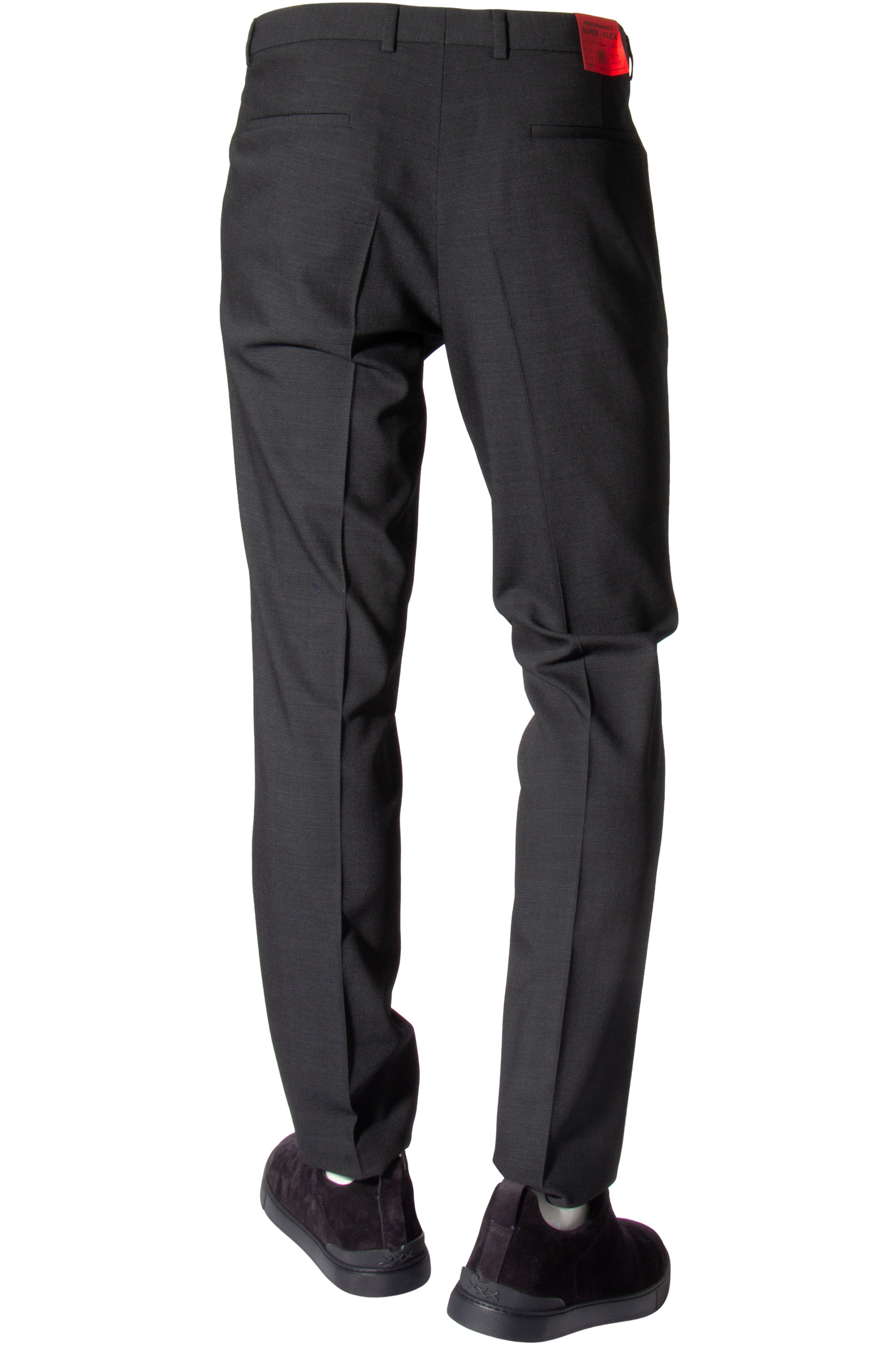 HUGO Extra Slim Fit Virgin Wool Blend Pants Hesten