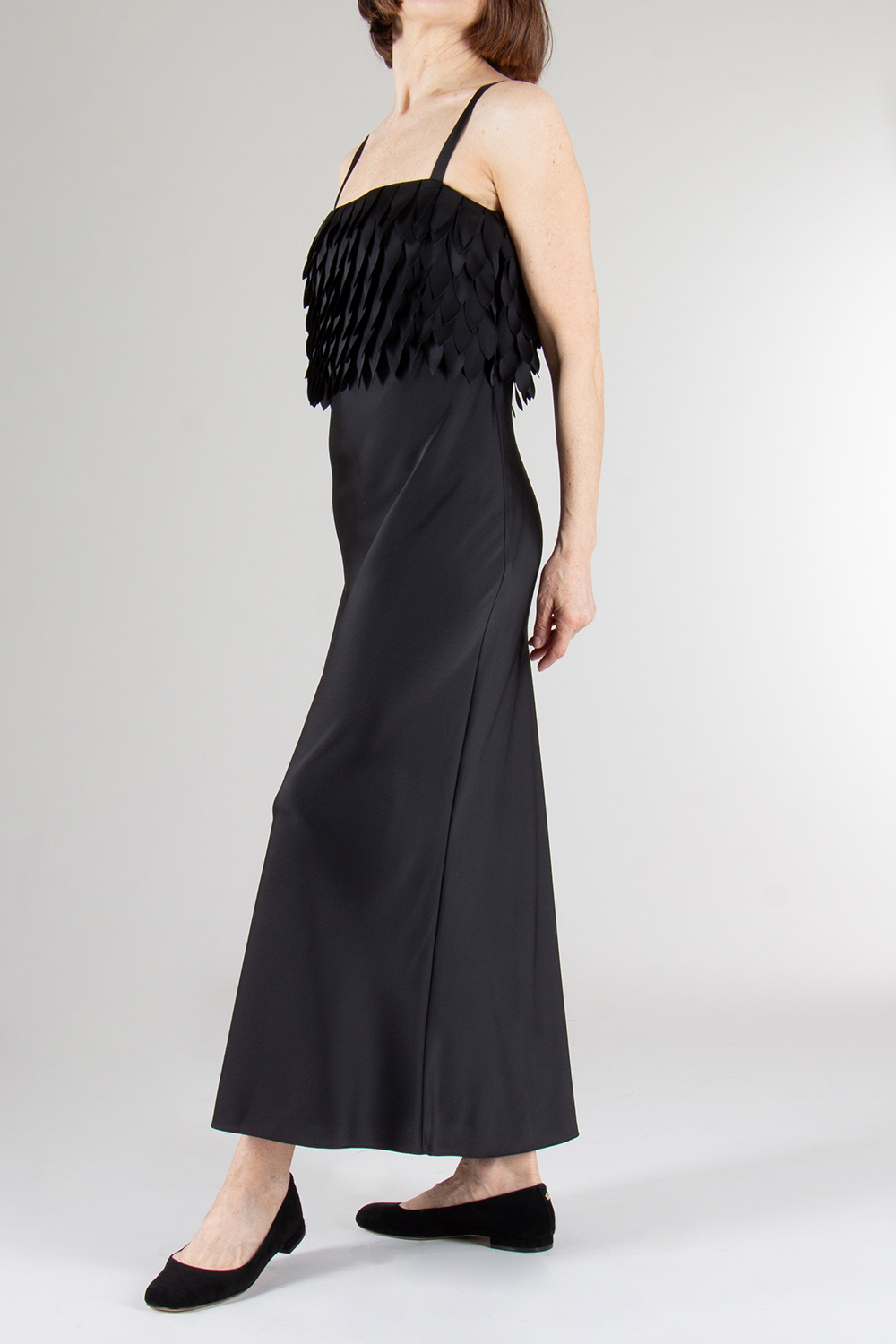 BOSS Fringe Panel Slip Dress Dalaser