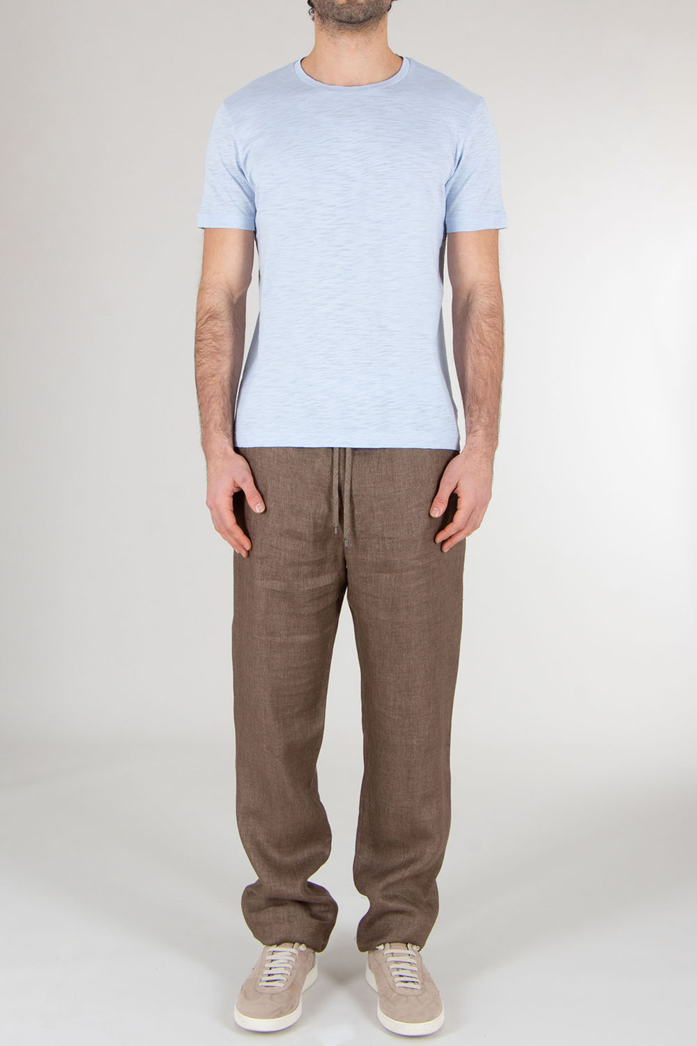 STEFAN BRANDT Regular Fit Urpima Ultra Sea Island Cotton Slub Yarn T-Shirt Enno